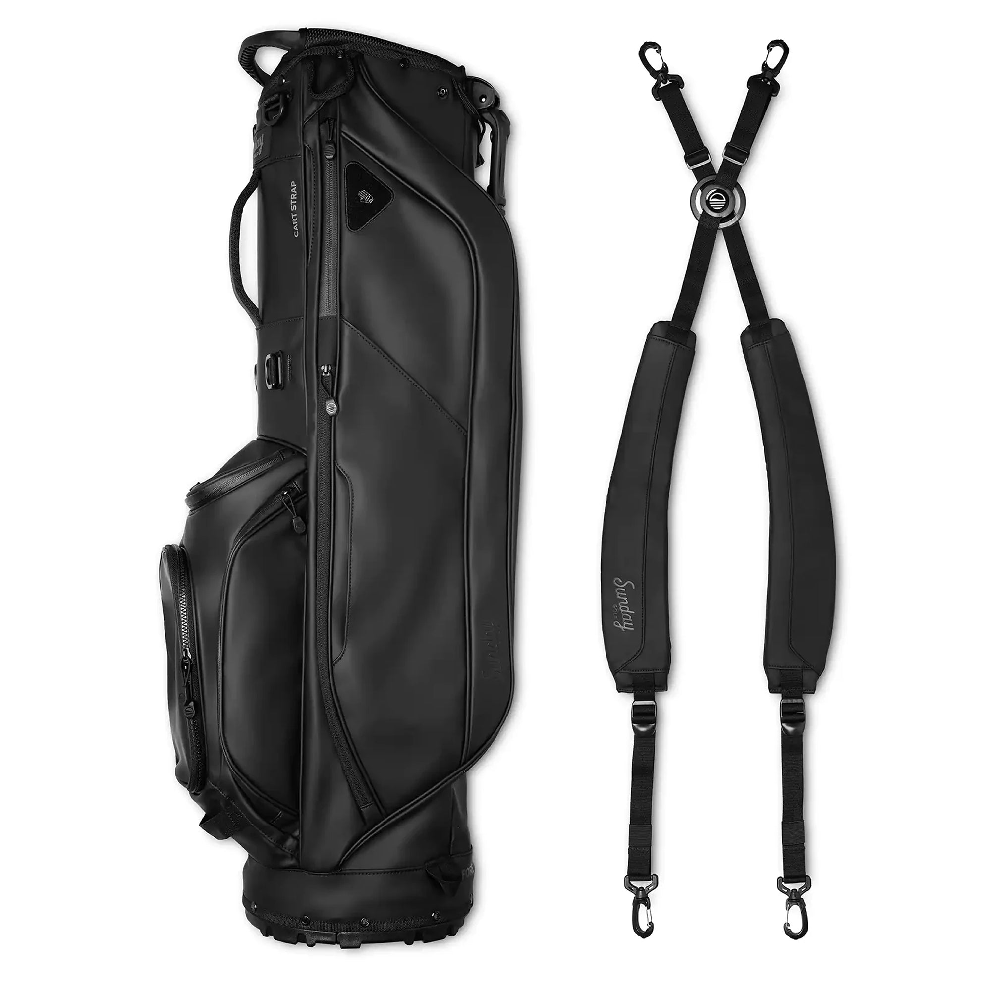 Sunday Golf S-Class Ryder Golf Stand Bag - Black