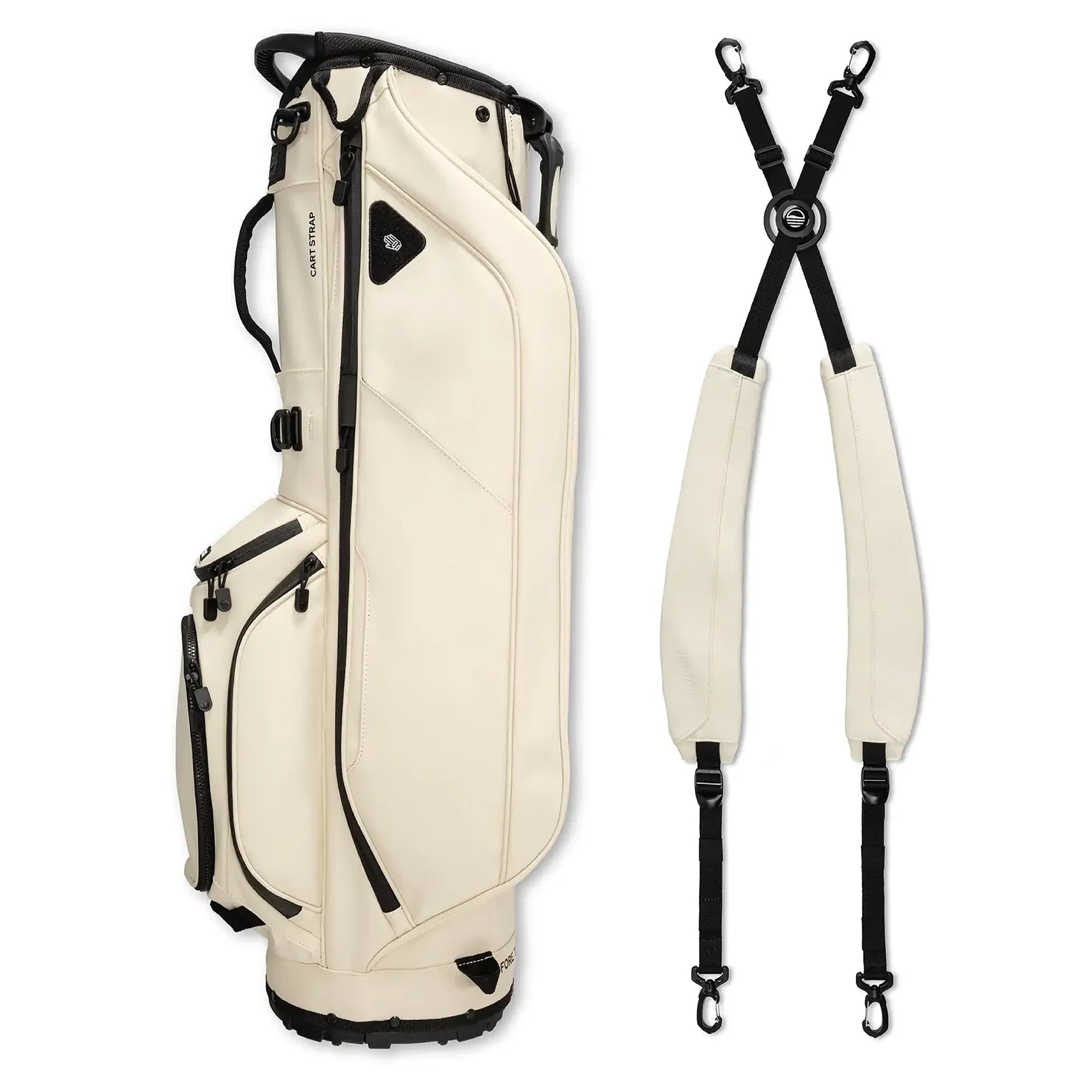 Sunday Golf S-Class Ryder Golf Stand Bag - Cream