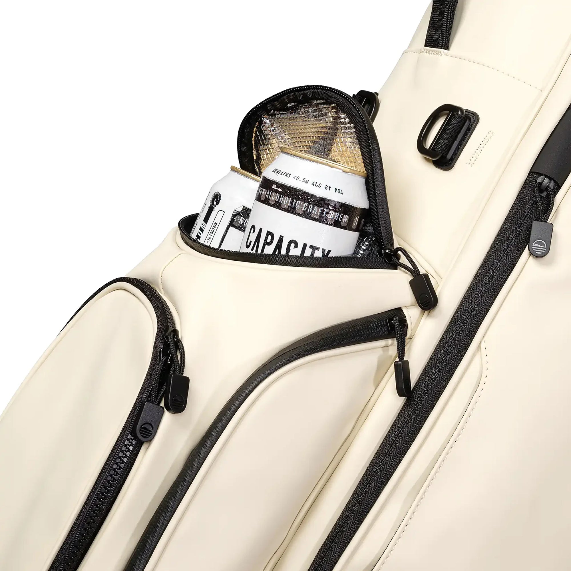 Sunday Golf S-Class Ryder Golf Stand Bag - Cream