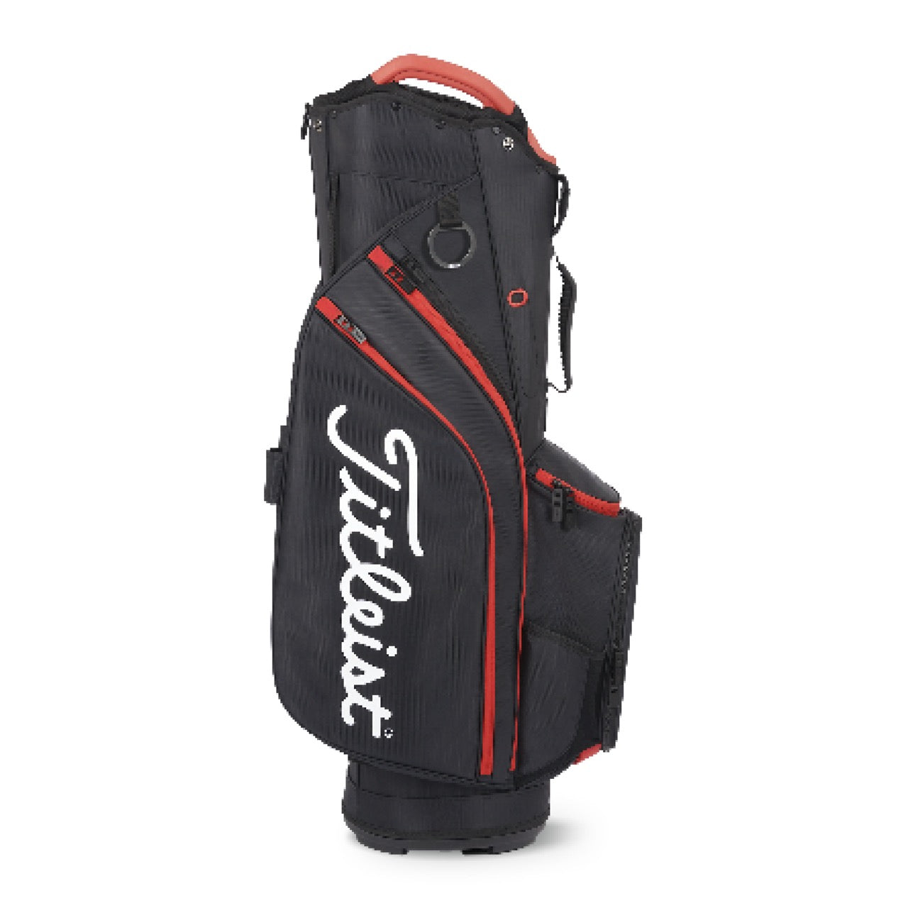Titleist Cart 14 Lightweight Golf Cart Bag - Black, Black & Red