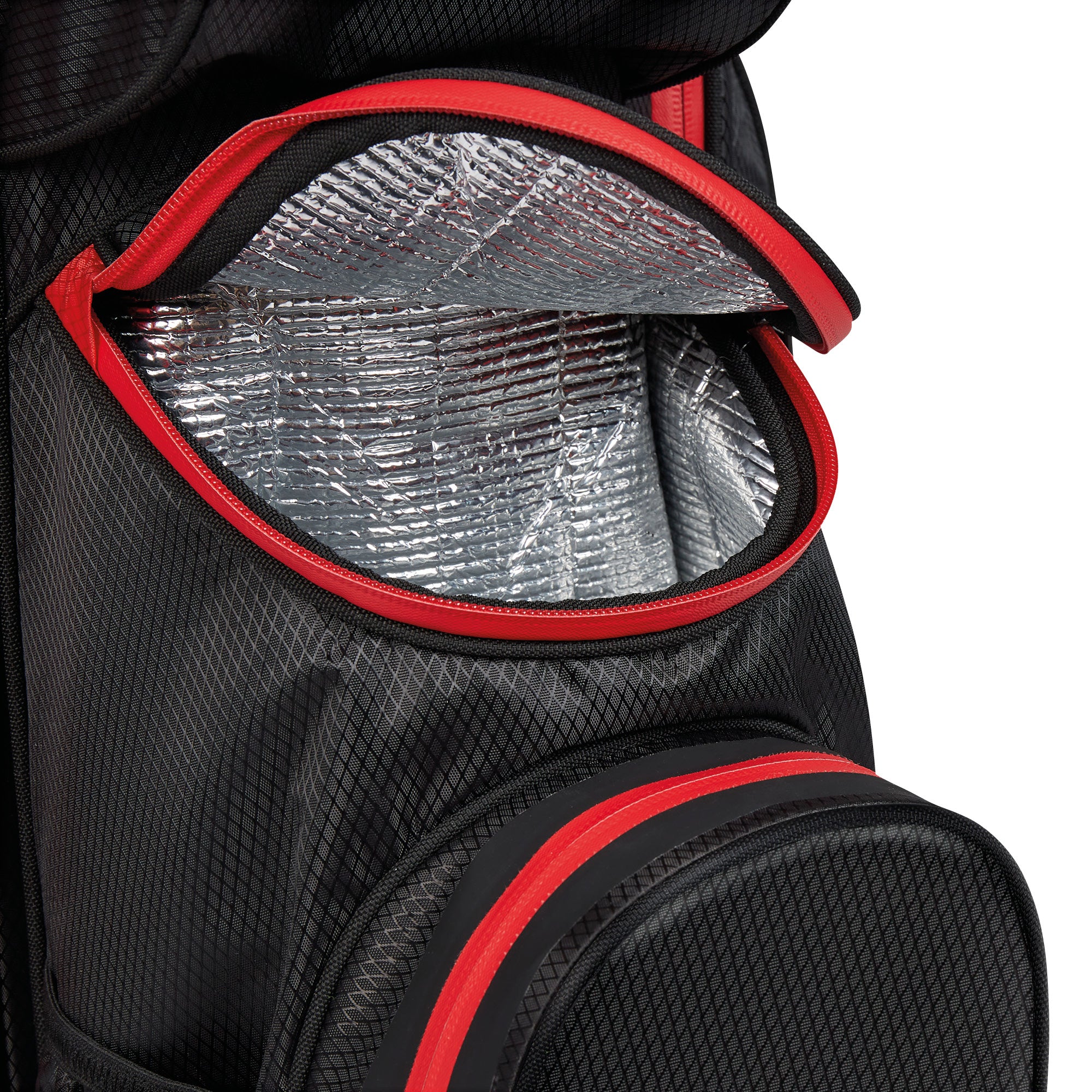 Titleist Cart 14 Lightweight Golf Cart Bag - Black, Black & Red