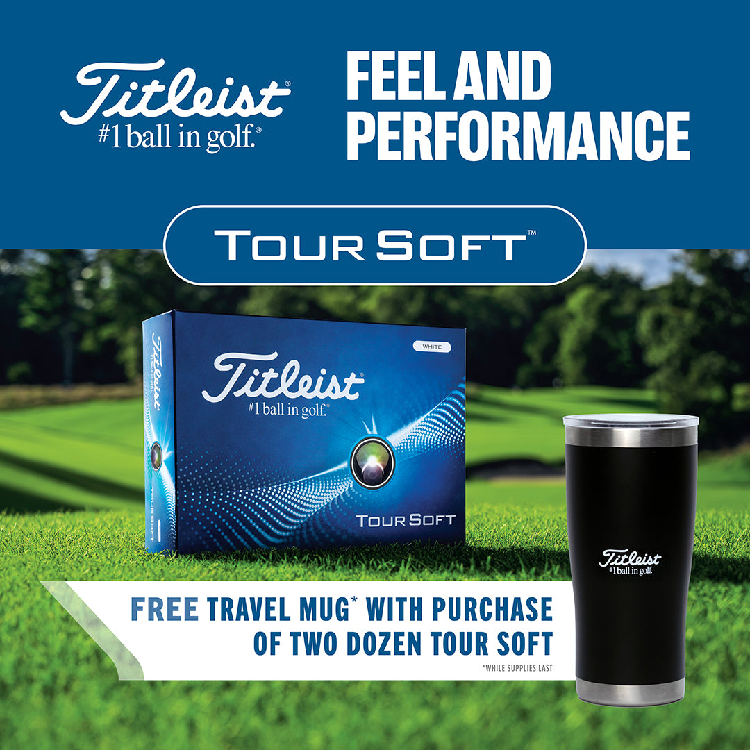 2 Dozen Titleist Tour Soft + Free Titleist Travel Mug
