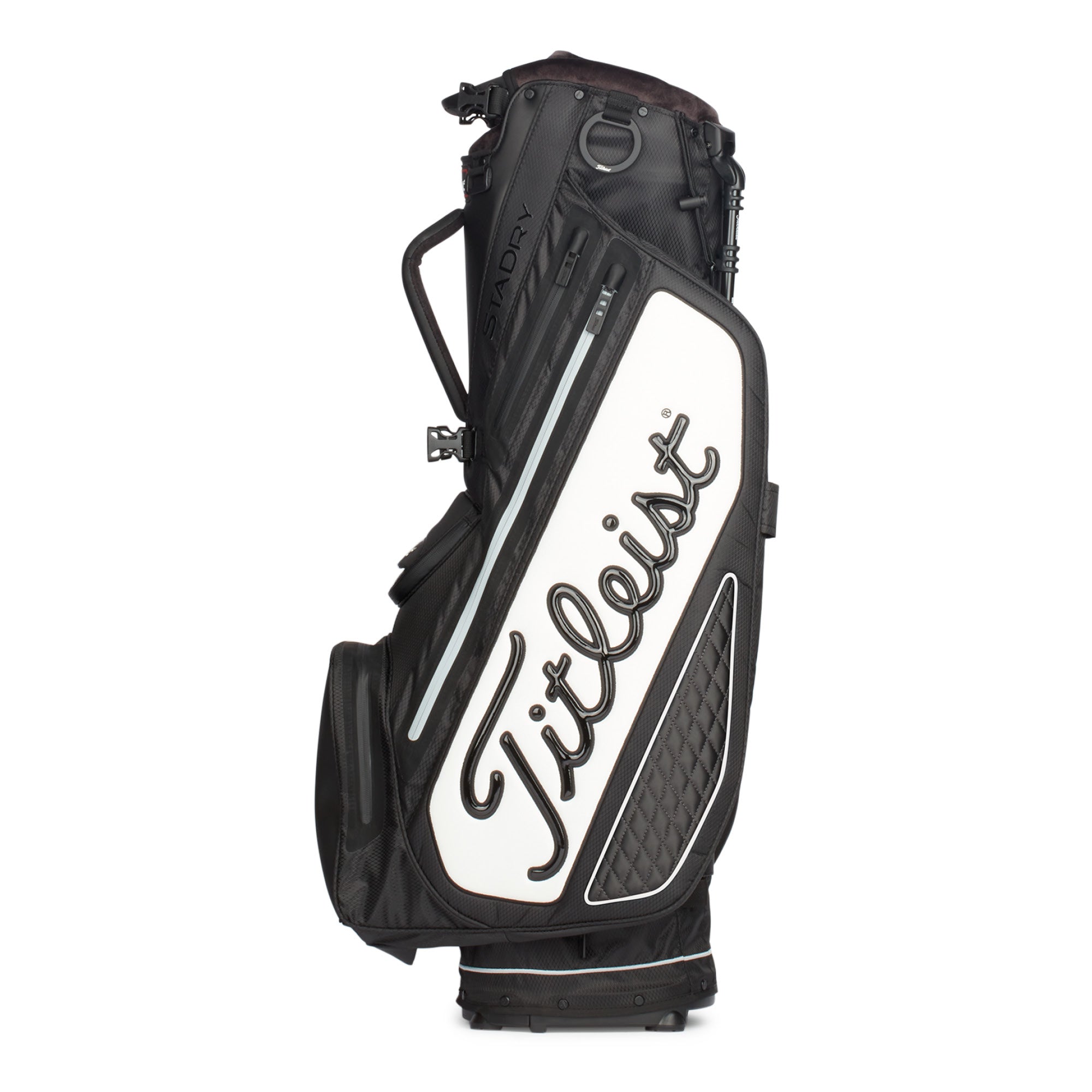 Titleist Premium StaDry Golf Stand Bag - Black & White