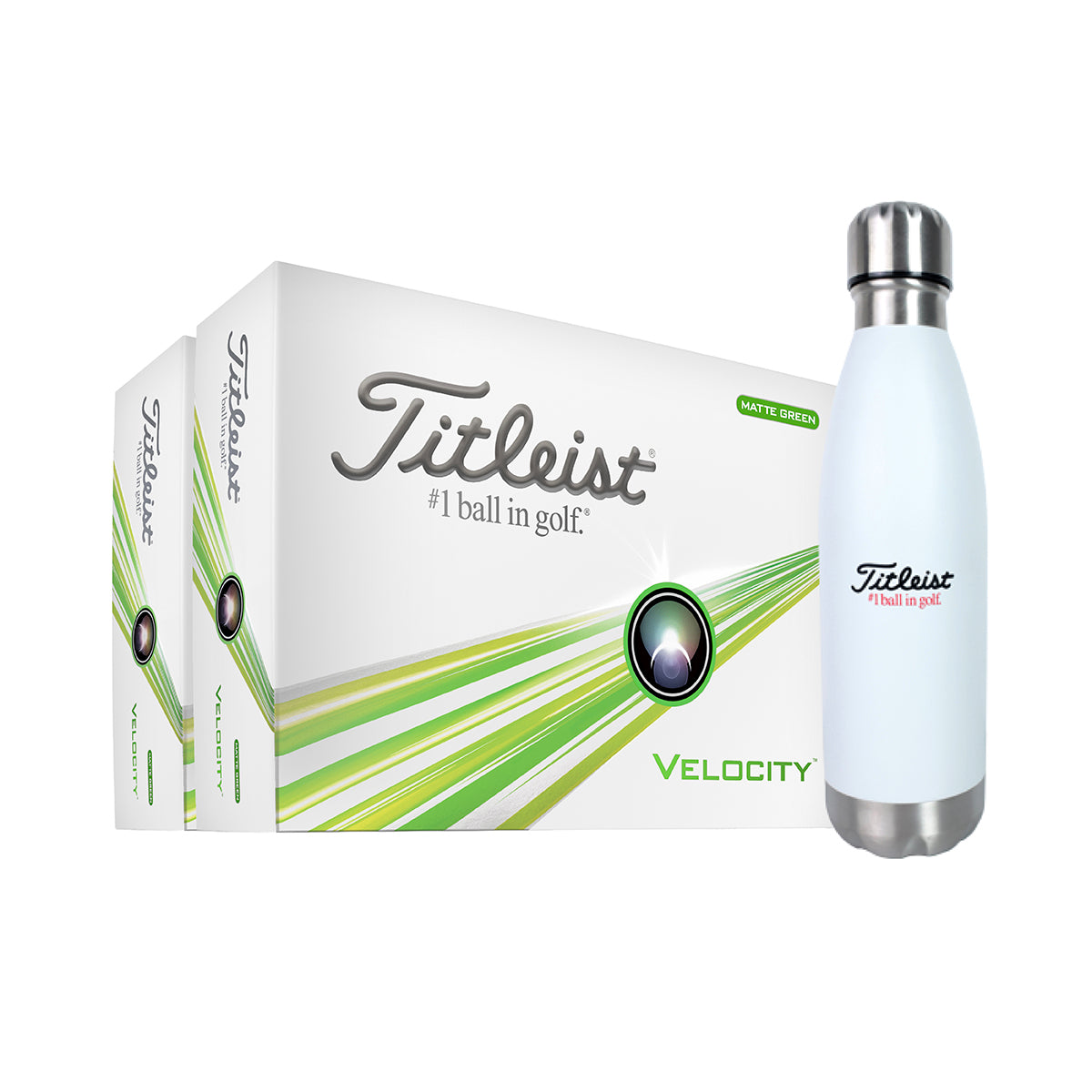 FREE Titleist Gift with any purchase of TWO Dozen Velocity Balls