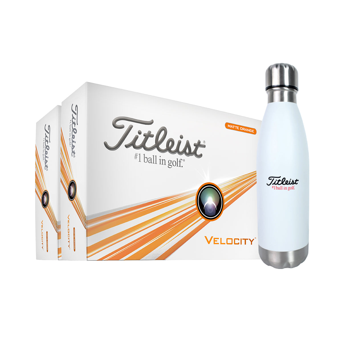 FREE Titleist Gift with any purchase of TWO Dozen Velocity Balls