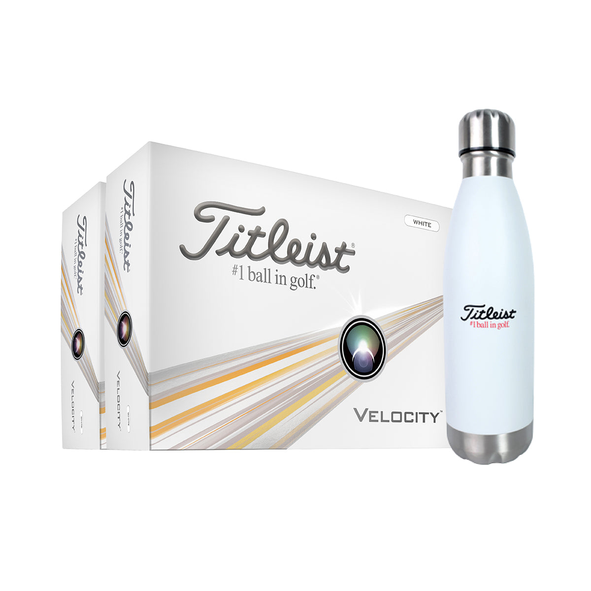 FREE Titleist Gift with any purchase of TWO Dozen Velocity Balls
