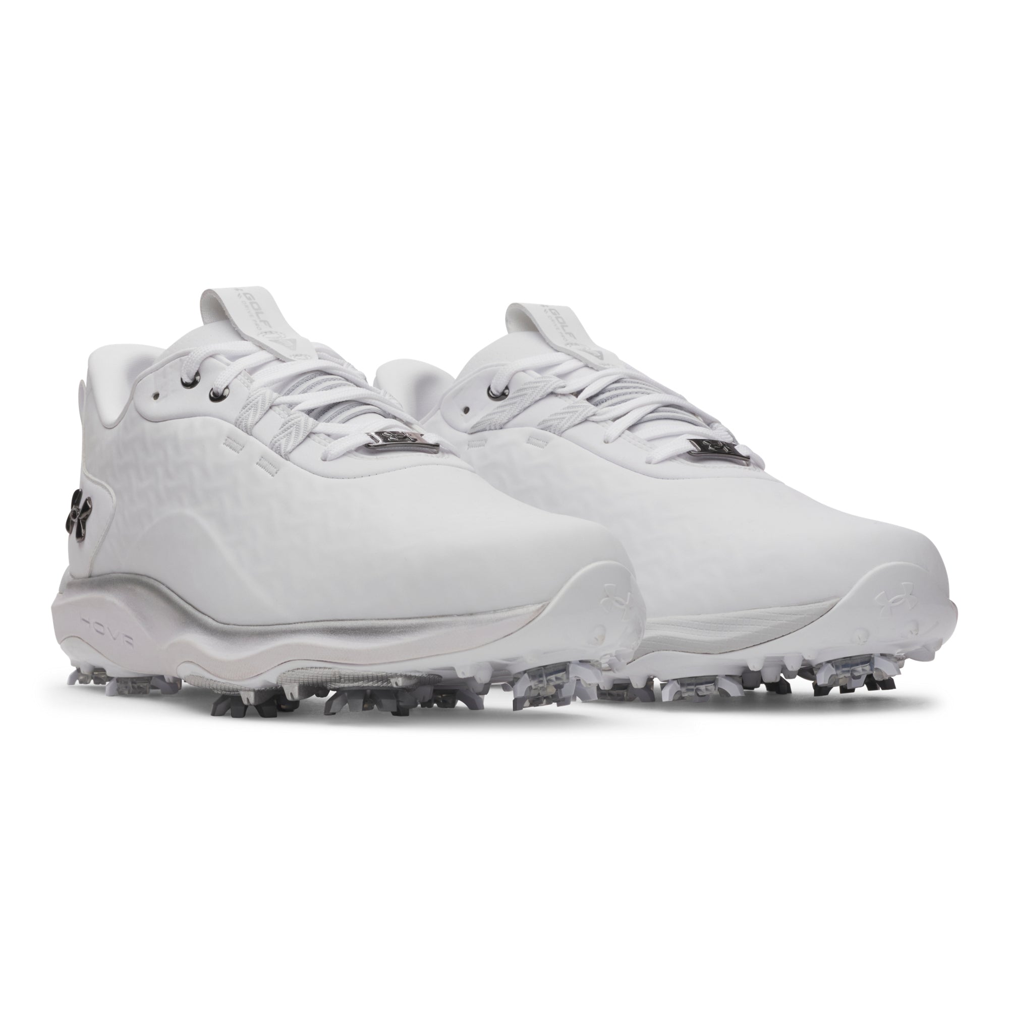 Under Armour Drive Pro Clone Spiked Golf Shoes - White