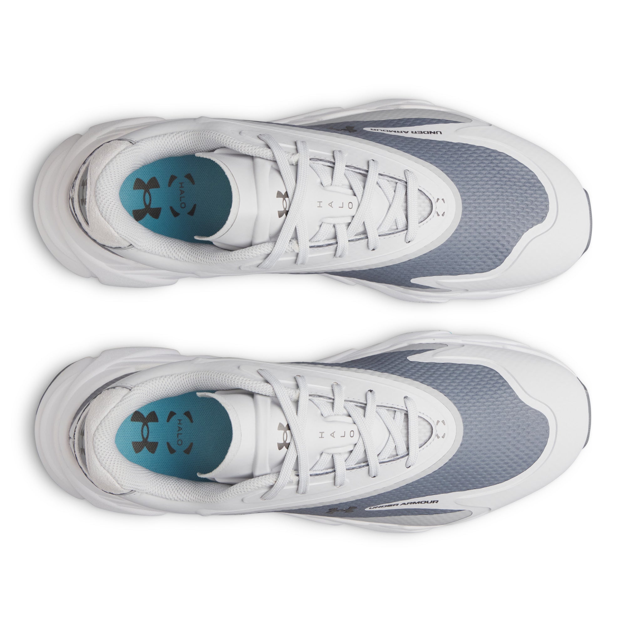 Under Armour Halo Hybrid Spikeless Golf Shoes - Halo Grey, Halo Grey & Metallic Black