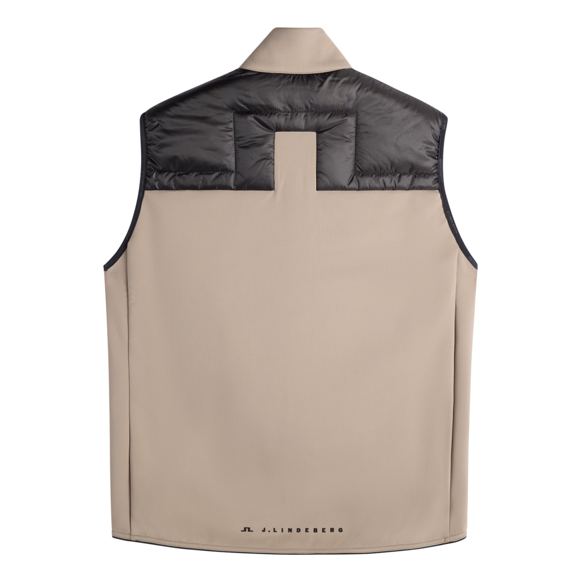 J Lindeberg Heyden Quilt Hybrid Vest - Brindle