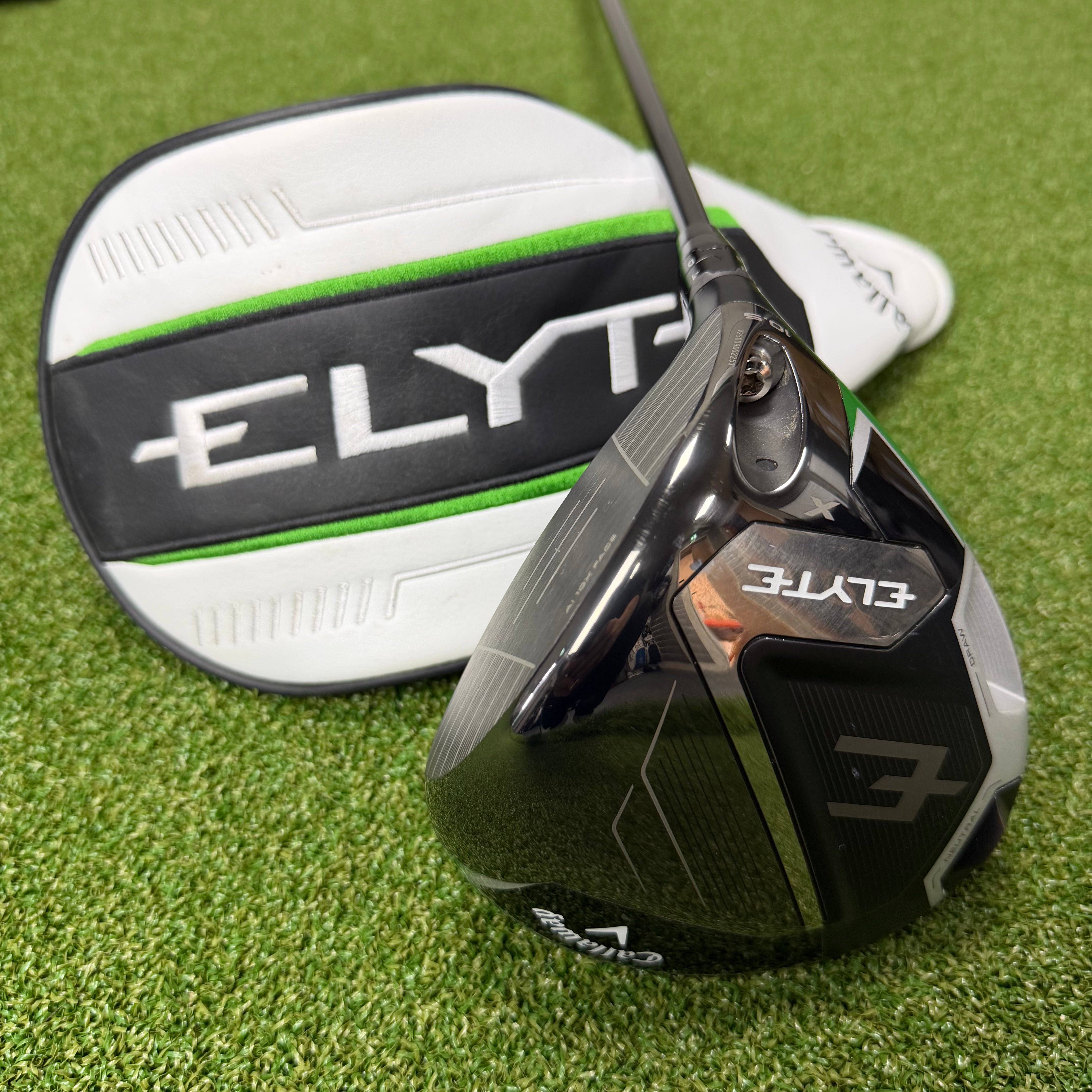 Callaway Elyte X Driver - 10.5 Degree - Fujikara Ventus Black 6 Stiff Shaft - Golf Pride Tour Velvet 360 Grip