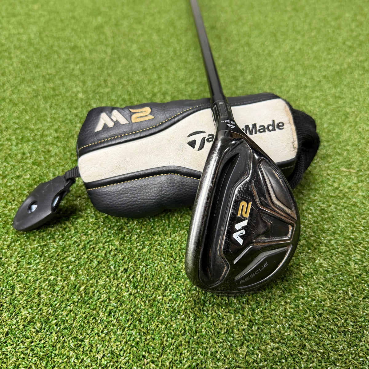 Taylormade M2 Hybrid - 22 Degree - Taylormade M2 Reax 65 Regular Shaft - Golf Pride MCC+4 Grey Midsize Grip