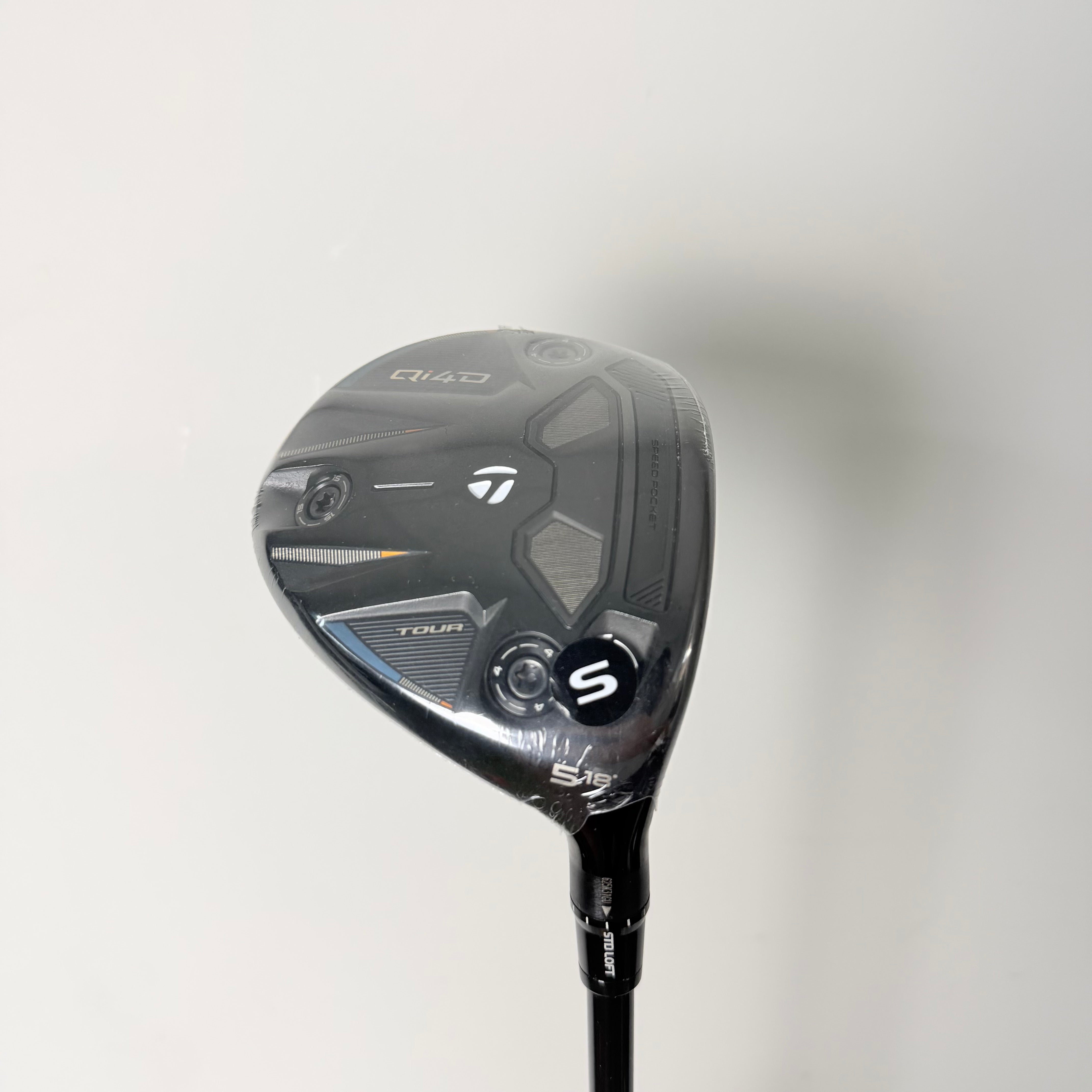 Taylormade Qi4D Fairway Wood - 18 Degree - KBS Max HL 50 Regular Shaft - Golf Pride Tour Velvet Grip