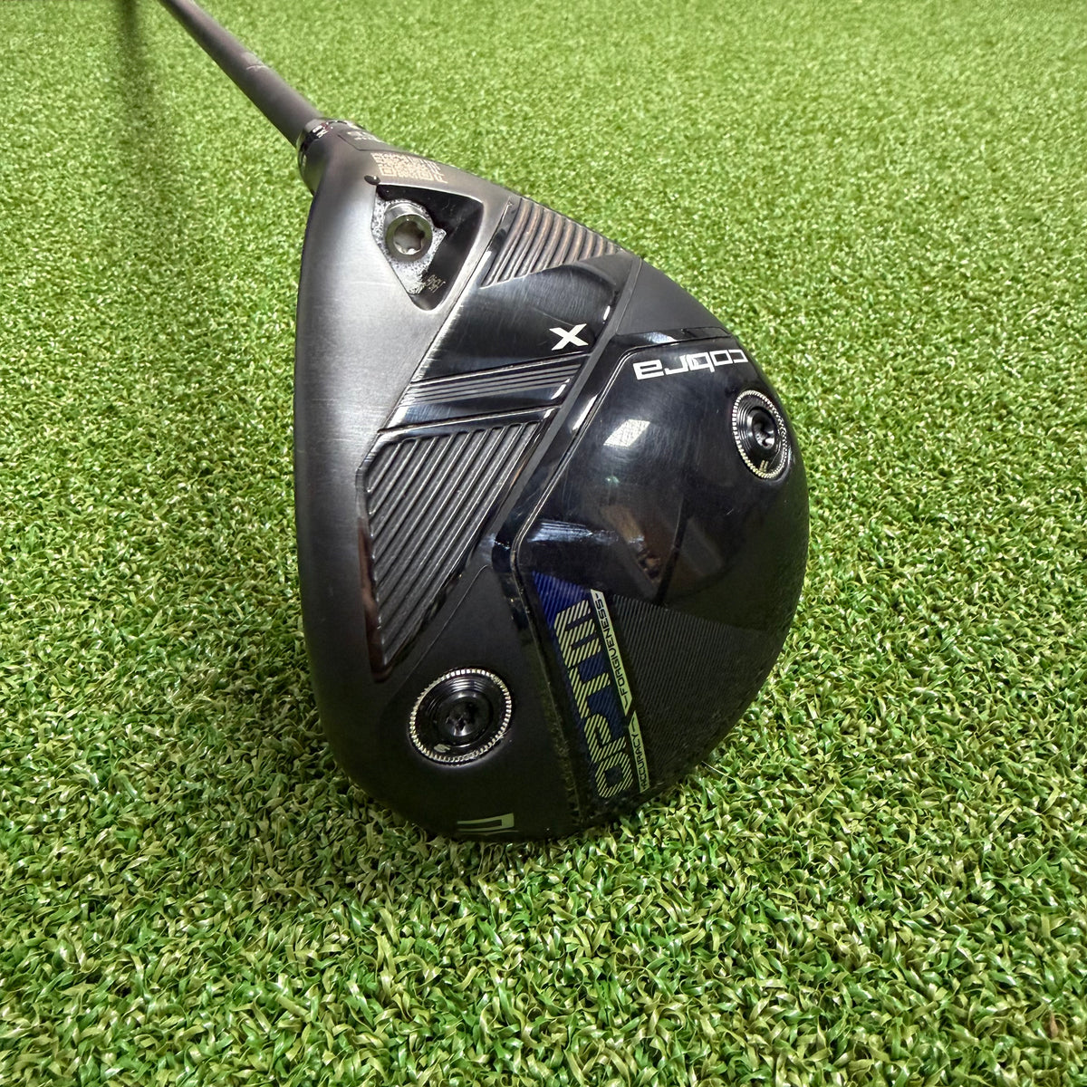Cobra OPTM X Fairway Wood - 16.5 Degree - Project X Denali Frost Silver 70g X-Stiff 6.5 - Golf Pride Z Grip