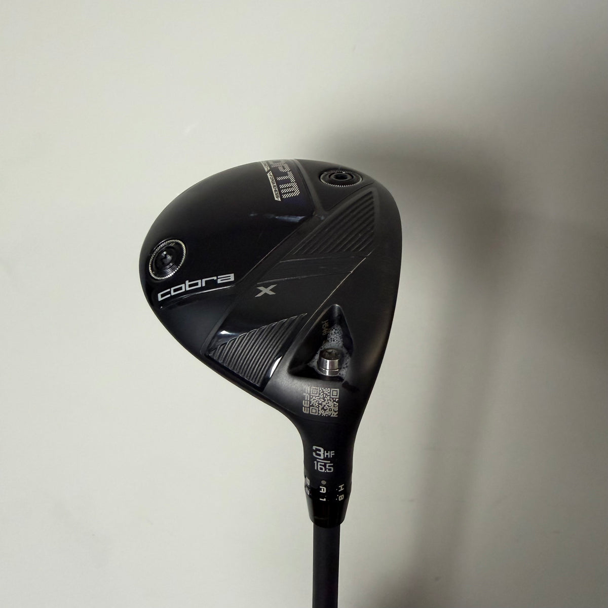 Cobra OPTM X Fairway Wood - 16.5 Degree - Project X Denali Frost Silver 70g X-Stiff 6.5 - Golf Pride Z Grip