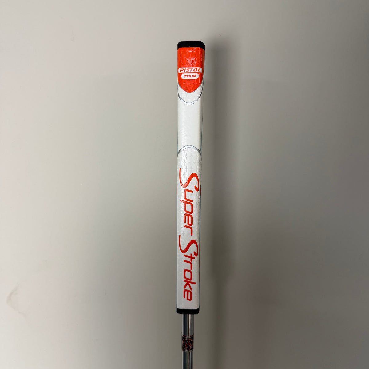 Scotty Cameron Select Golo 5s Putter - Scotty Cameron Steel Shaft - Superstroke Pistol Tour White Blue & Orange Grip