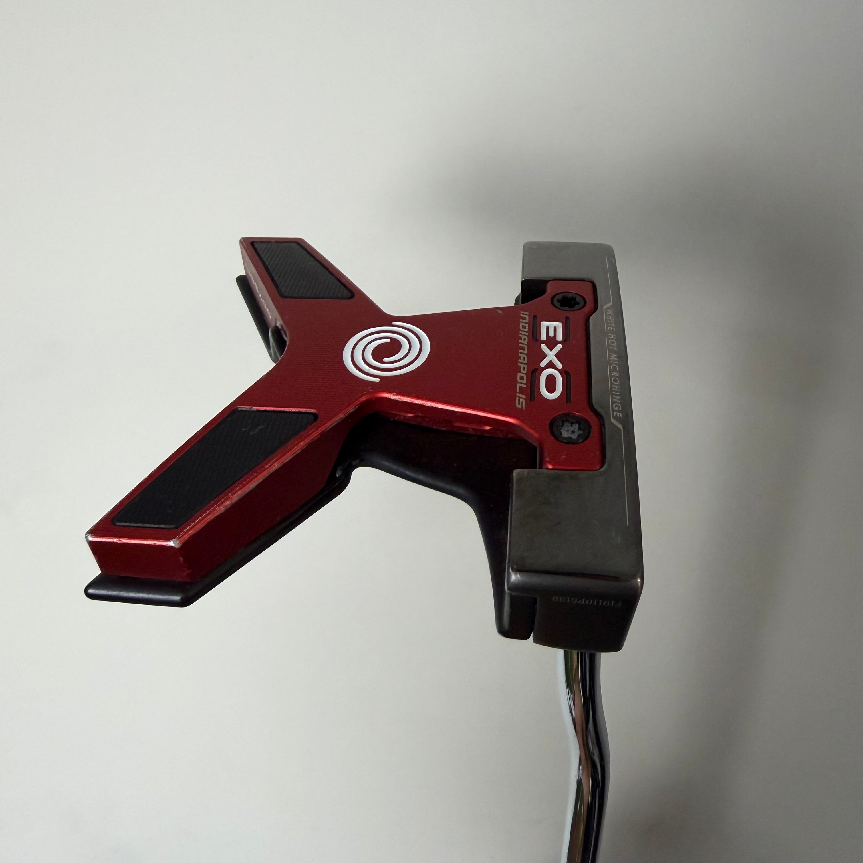 Odyssey White Hot Microhinge Exo Indianapolis Putter - Odyssey Stroke Lab Shaft - Odyssey Stroke Lab Midsize Grip