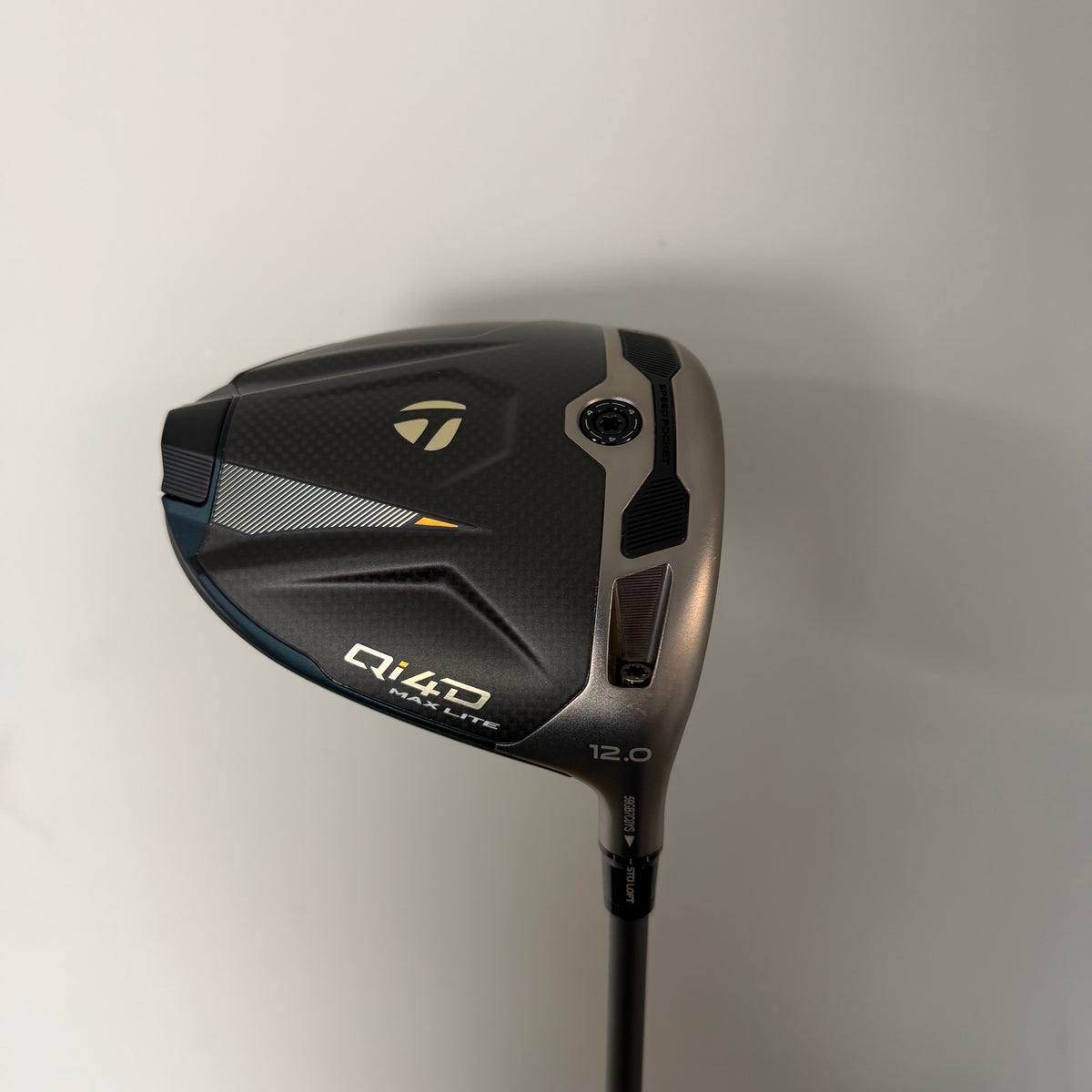 Taylormade Qi4D Max Lite Driver - 12 Degree - Mitsubishi Reax Blue 40 Senior Shaft - Golf Pride Z Grip