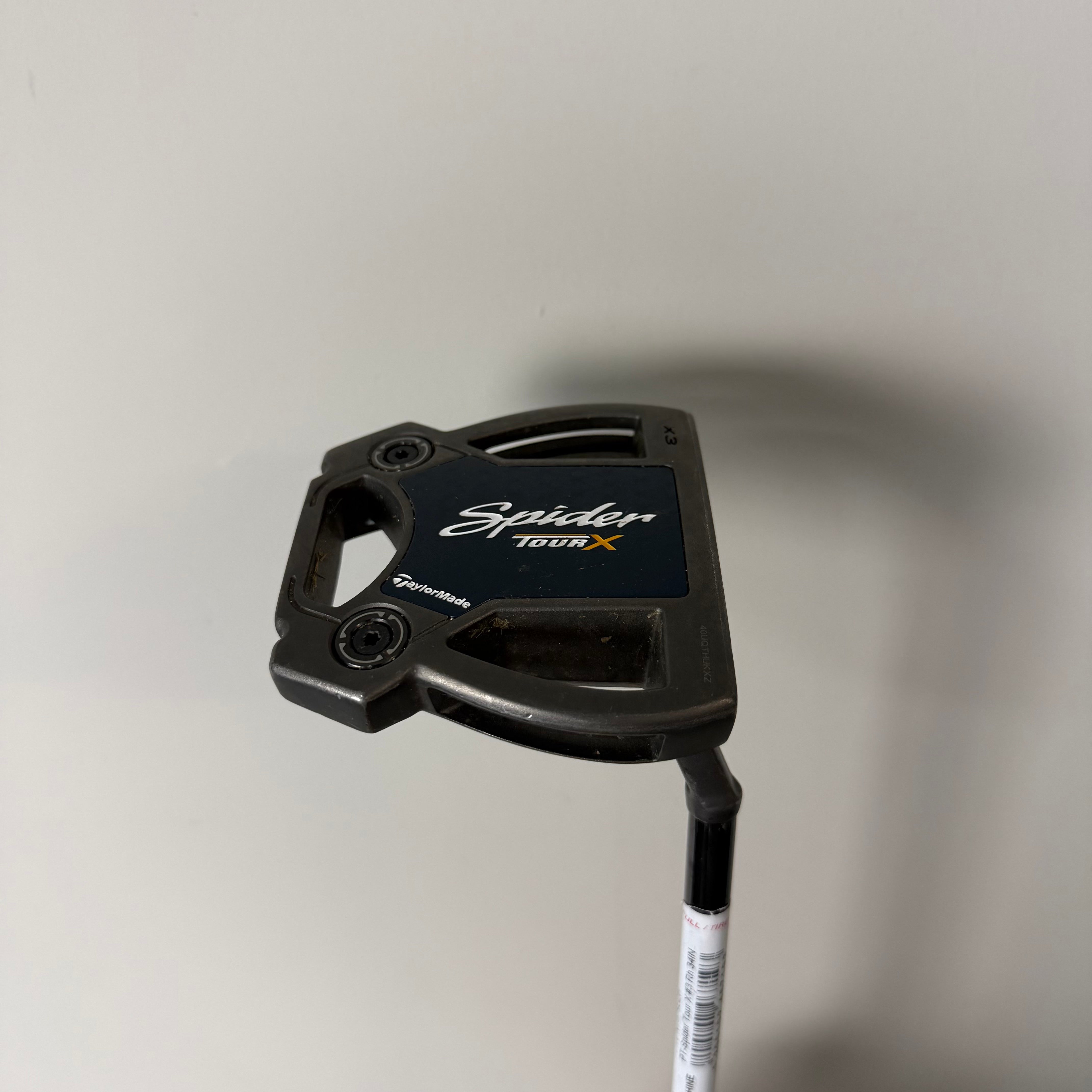 Taylormade Spider Tour X X3 Gunmetal Putter - Taylormade KBS putter Shaft - Taylormade Spider Superstroke Pistol 1.0 Grip