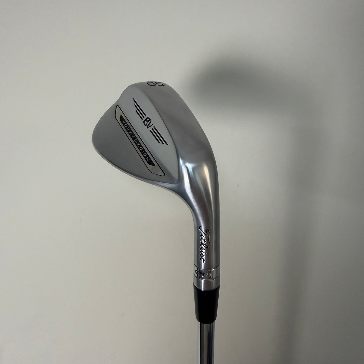 Titleist Vokey SM11 Chrome Wedge - 50º/08º F Grind - Project X Rifle Stiff 6.0 Shaft - Lamkin Superstroke Crossline Midsize