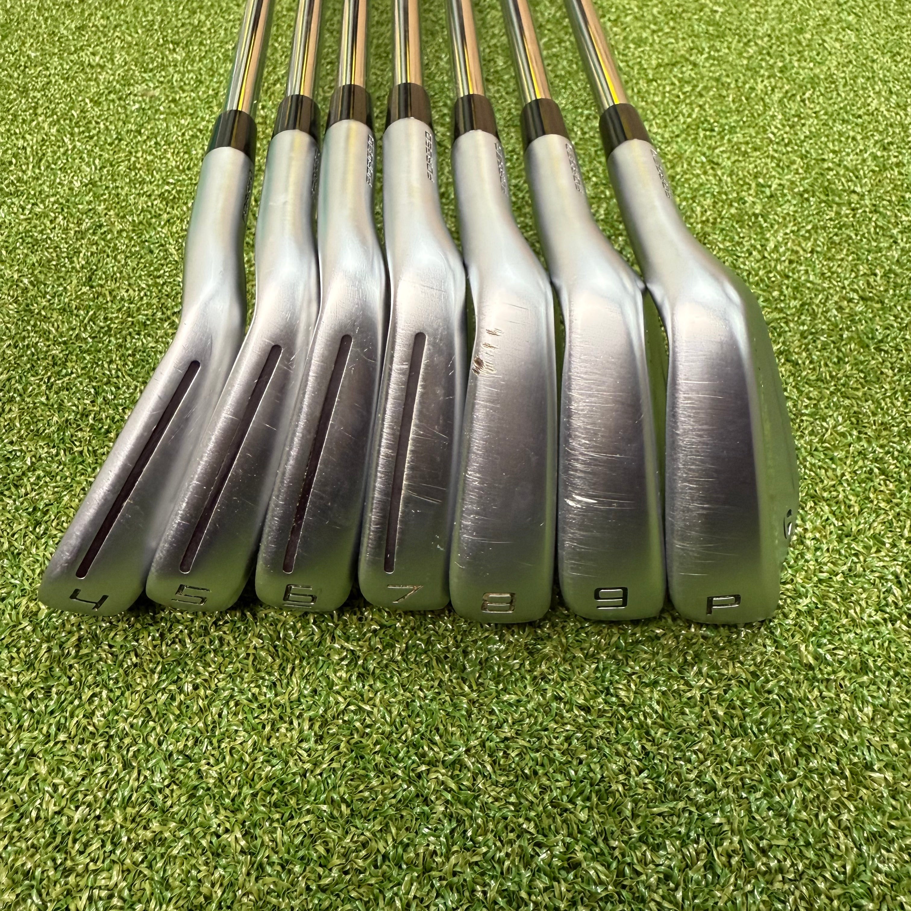 TaylorMade P770 2023 Irons - 4-PW - KBS Tour Stiff - Tour Velvet Grips