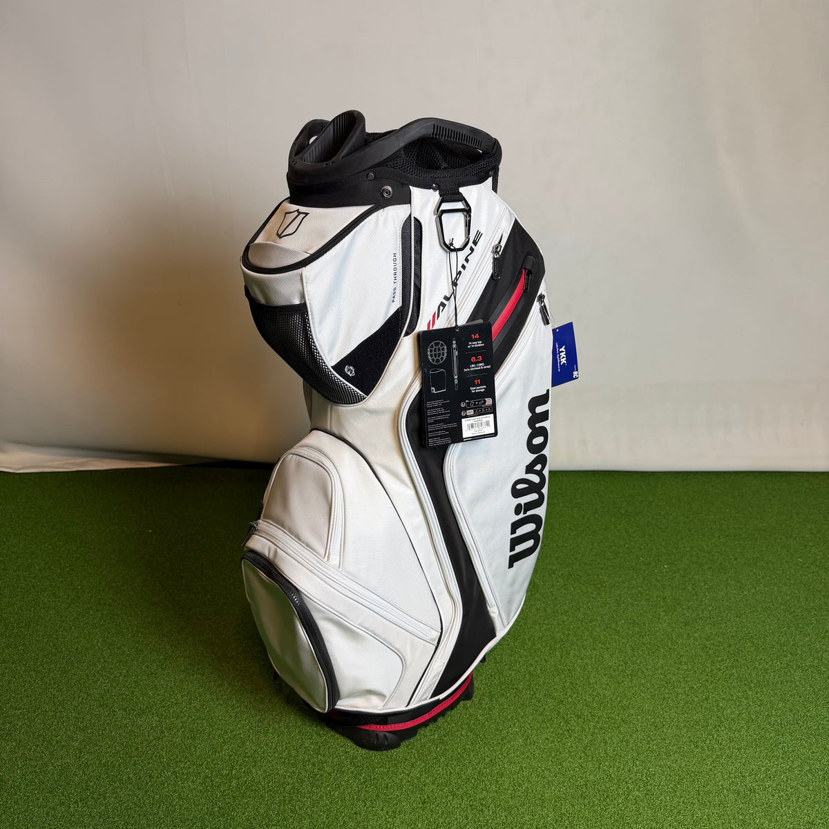 Wilson Alpine Cart Bag - White & Black (Pre-Owned)