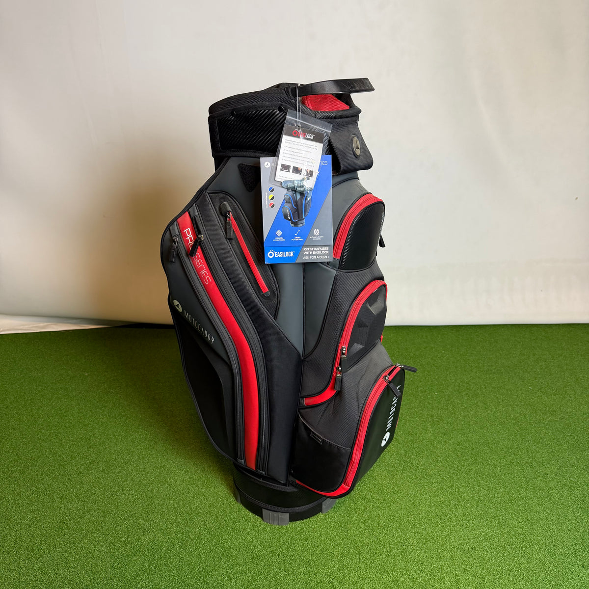 Motocaddy Pro Series Cart Bag - Charcoal & Red (Pre-Owned)
