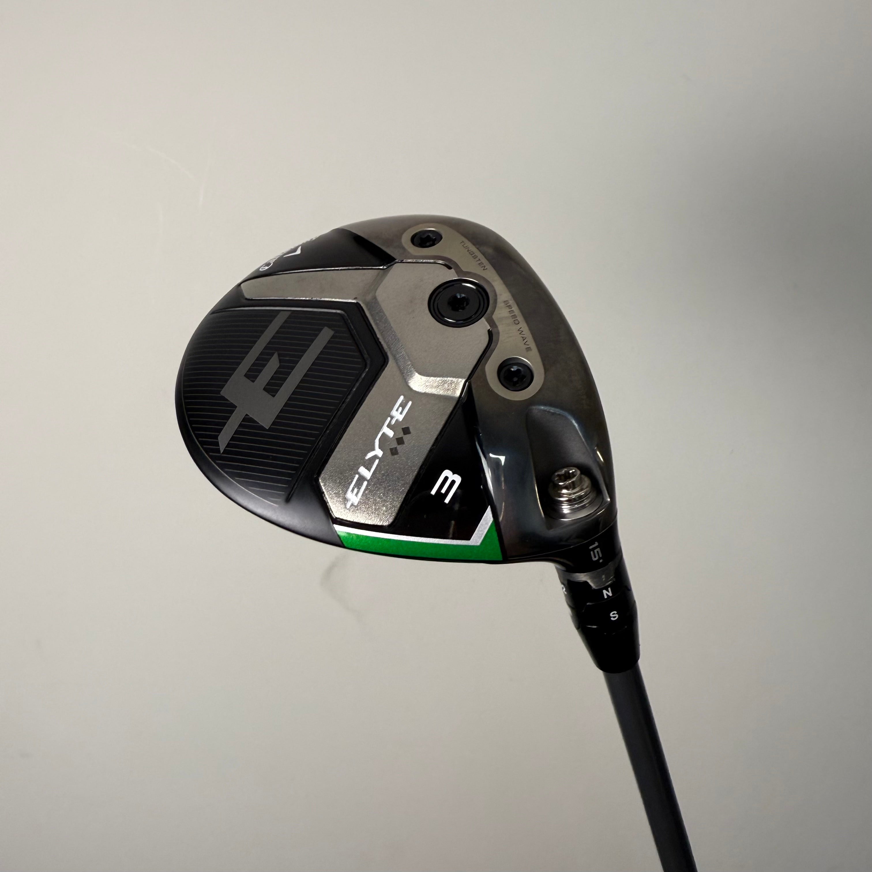 Callaway Elyte Triple Diamond 3 Wood 15° - Denali Black 70g X-Stiff (6.5) - Tour Velvet 360