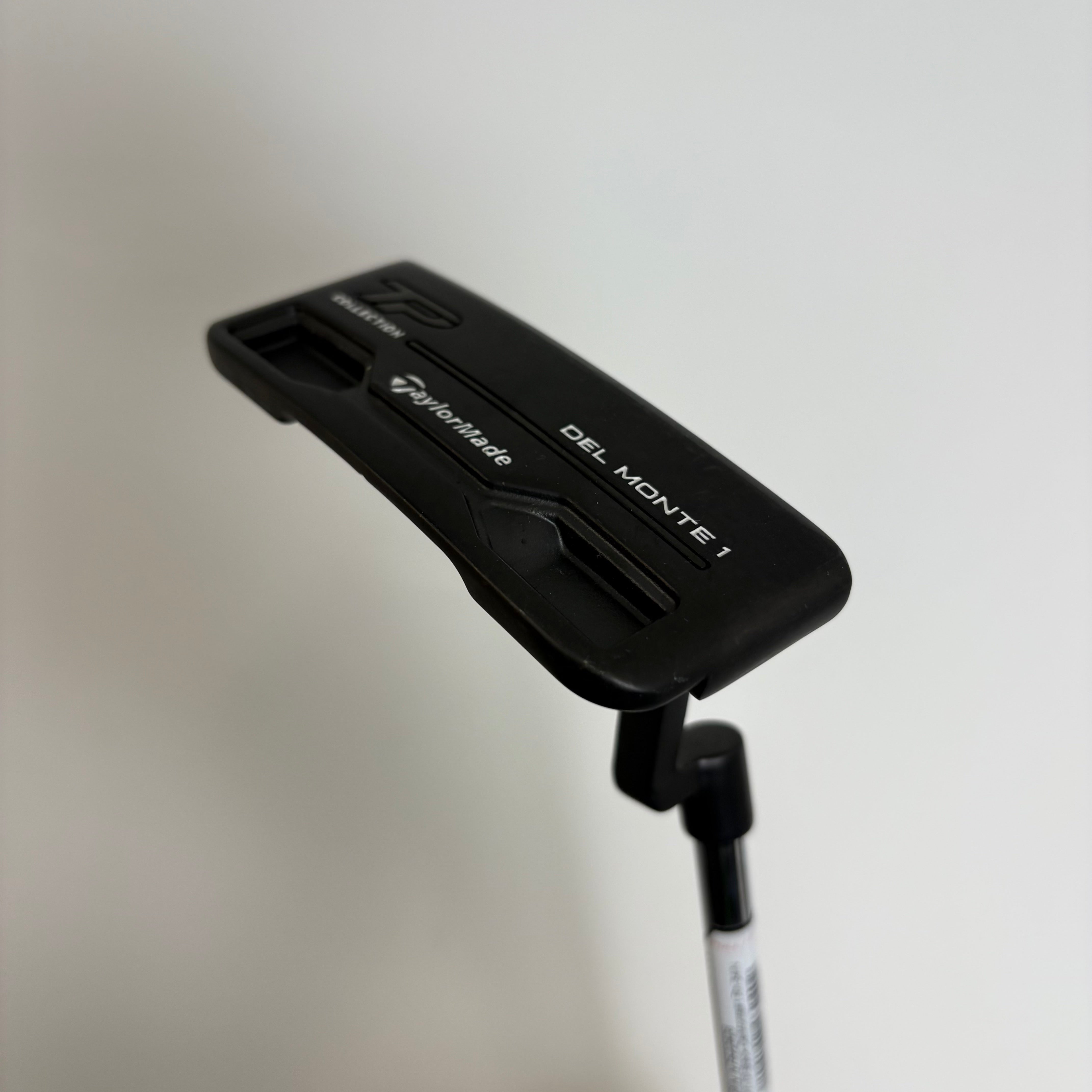 Taylormade TP Black Del Monte 1 Putter - 34 Inch - Plumbers Neck - Lamkin Pistol Grip