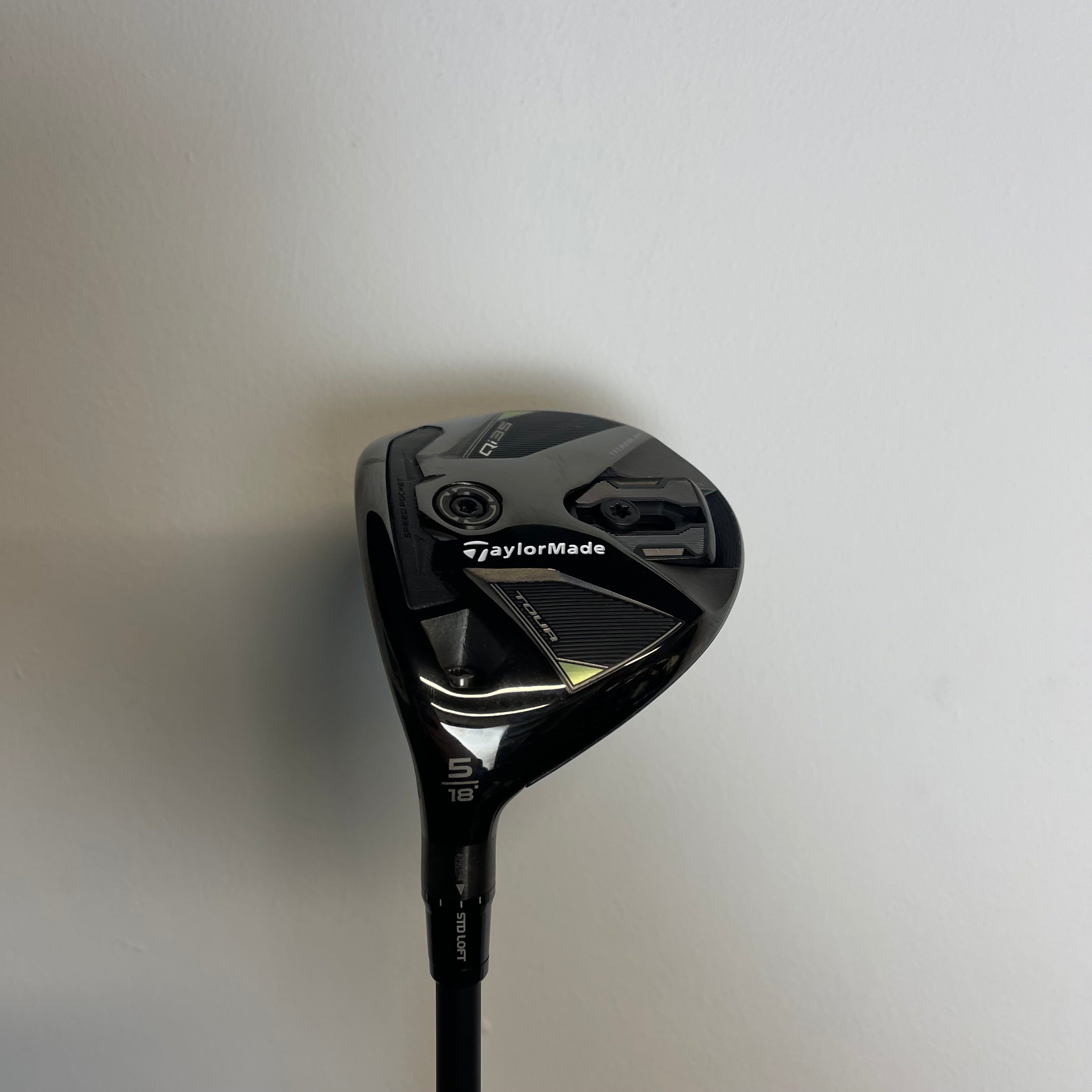 TaylorMade Qi35 Tour 5 Wood 18° - Kai'li Blue 75g Stiff - Z-Grip - LEFT HANDED