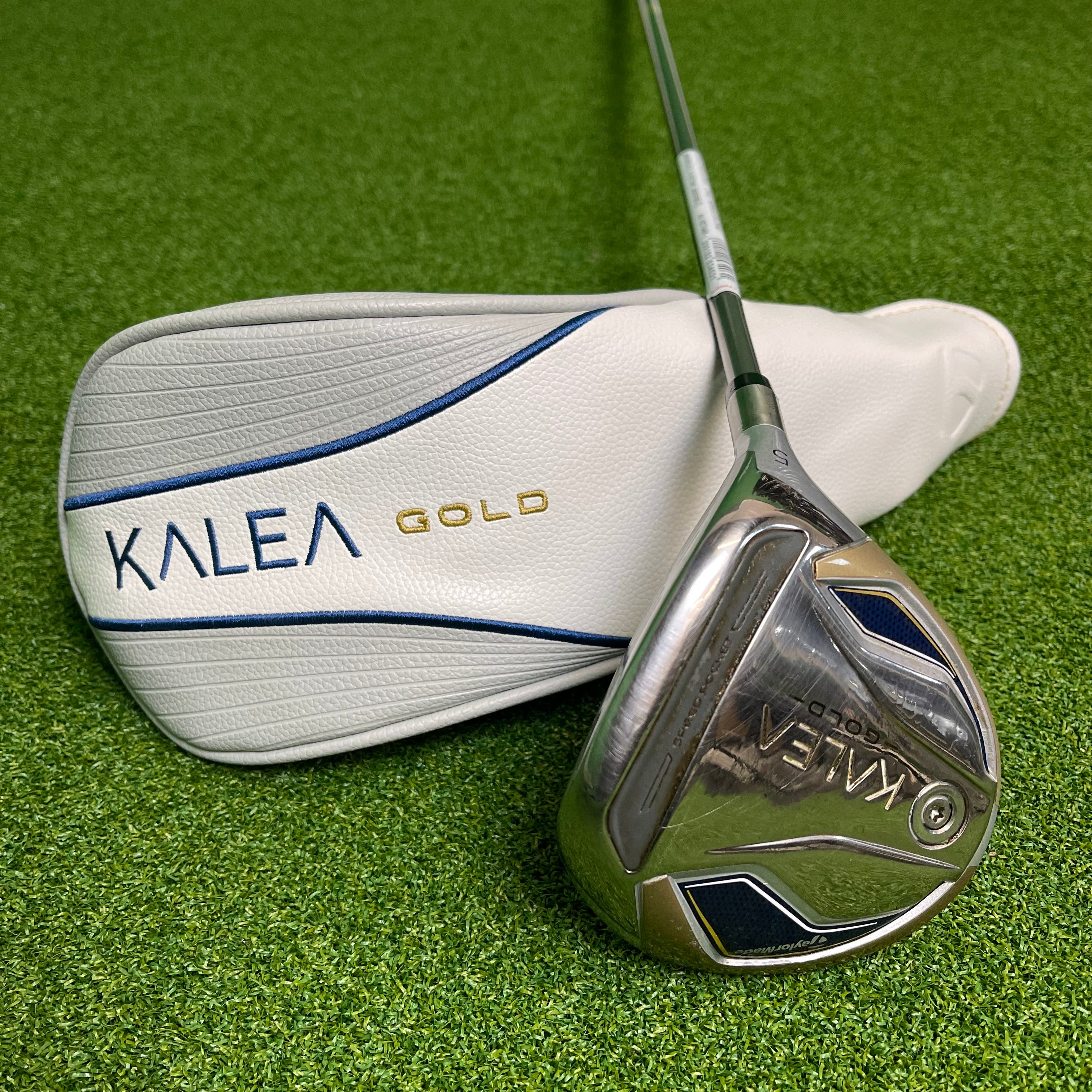 TaylorMade Kalea Gold Ladies 5 Wood - 40 Soft L Flex - Superstroke Ladies