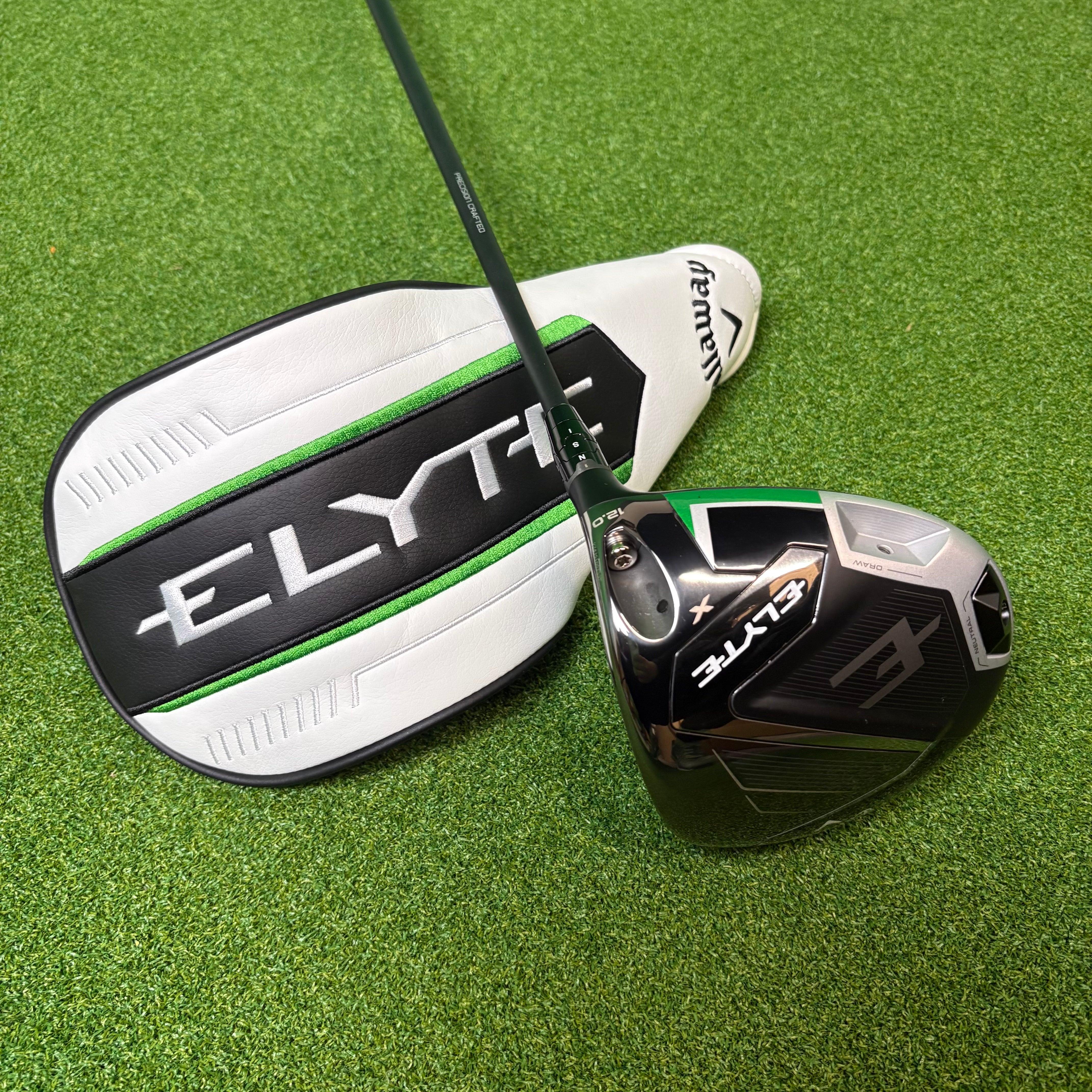 Callaway Elyte X 12° Driver - Vanquish 40 R2 (Soft Regular) - Lamkin Crossline