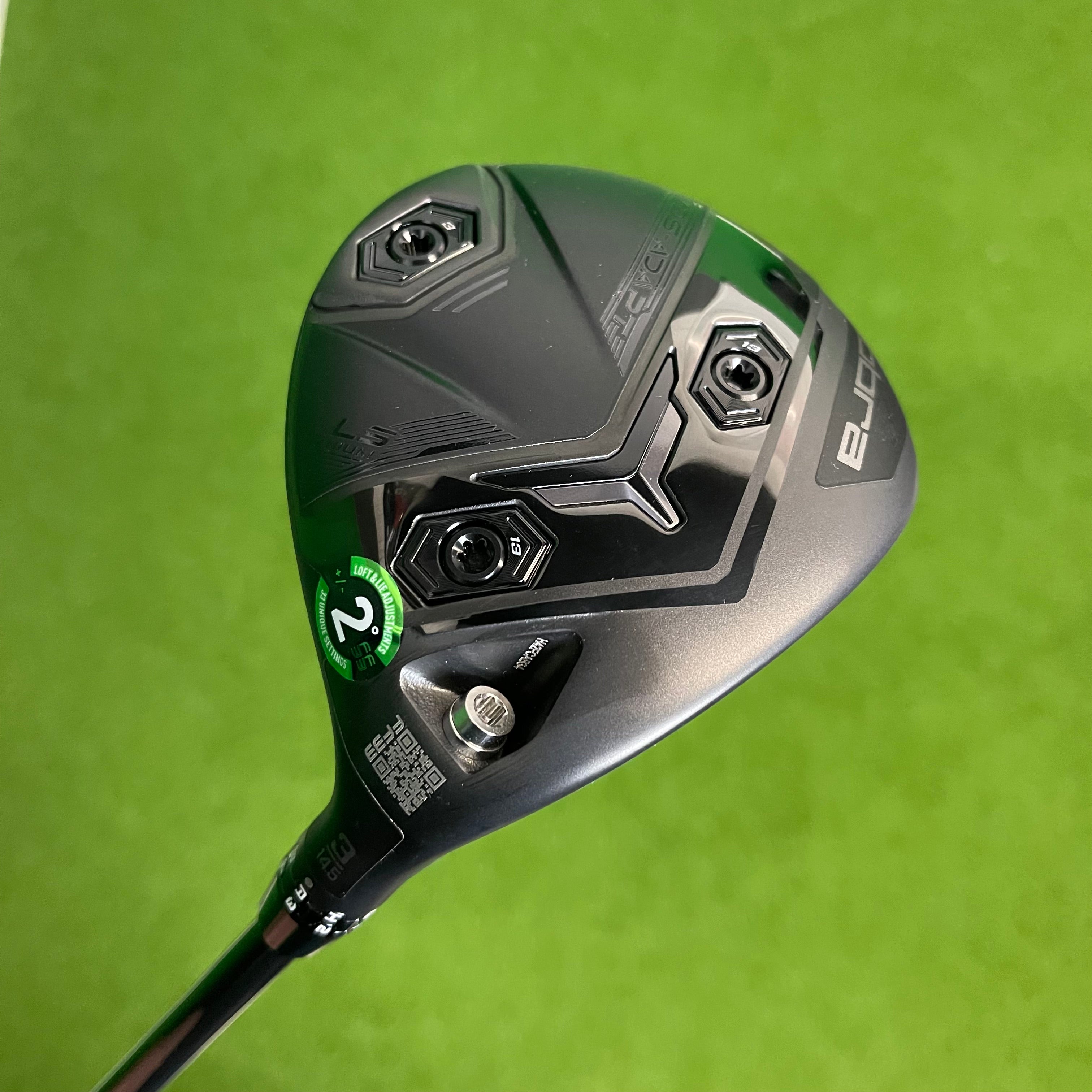 Cobra DS-Adapt LS 3 Wood 14.5° - Denali Black 70g 6.5 (X-Stiff) - Lamkin Crossline