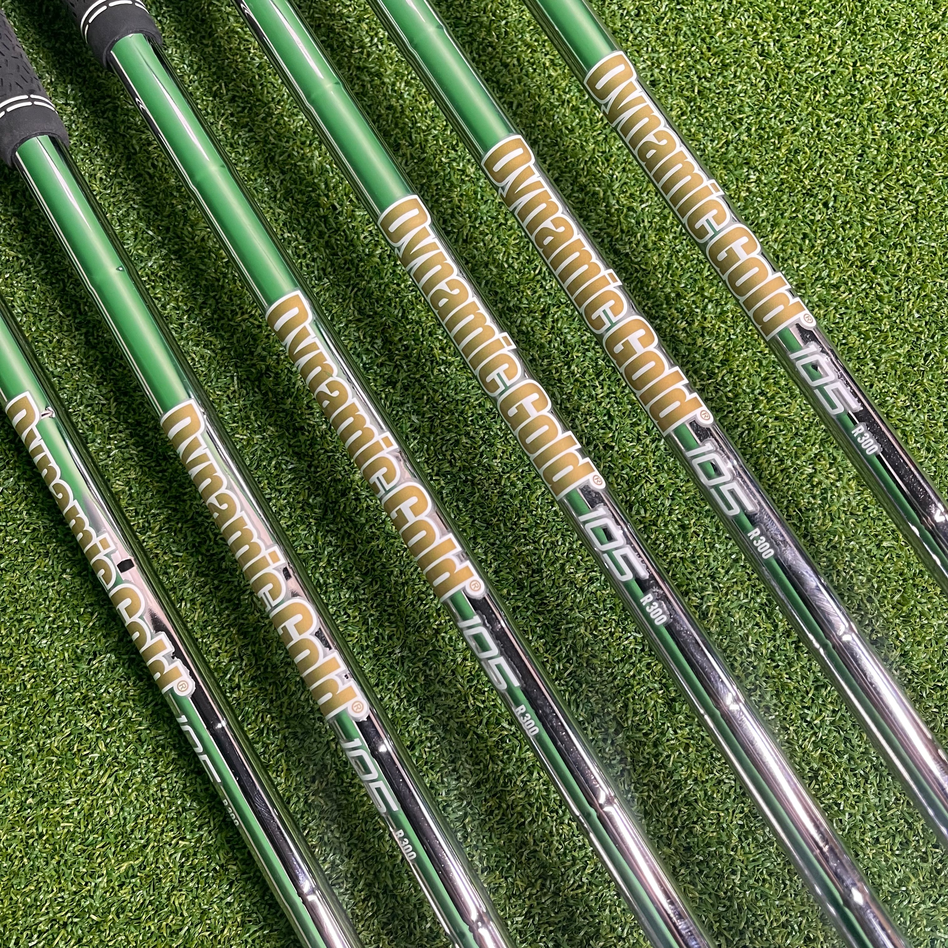 Mizuno Hot Metal Pro Irons 5-PW - Dynamic Gold 105 R300 (Regular) - Lamkin Compound Grip