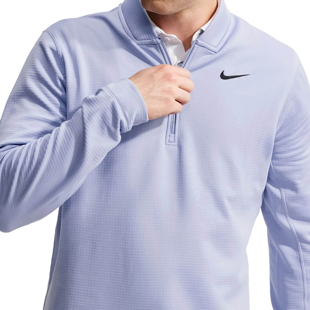 Nike Velocity Therma-Fit 1/2 Zip Golf Pullover - Purple Fade & Black