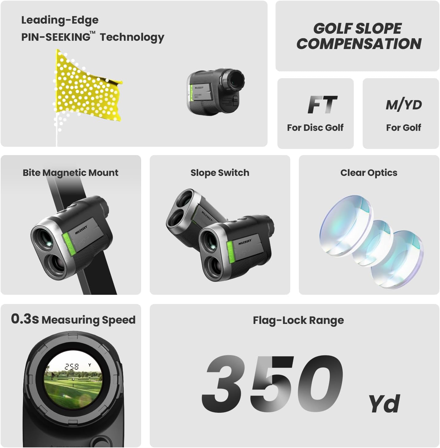 Mileseey Golf PF260 Tour Rangefinder