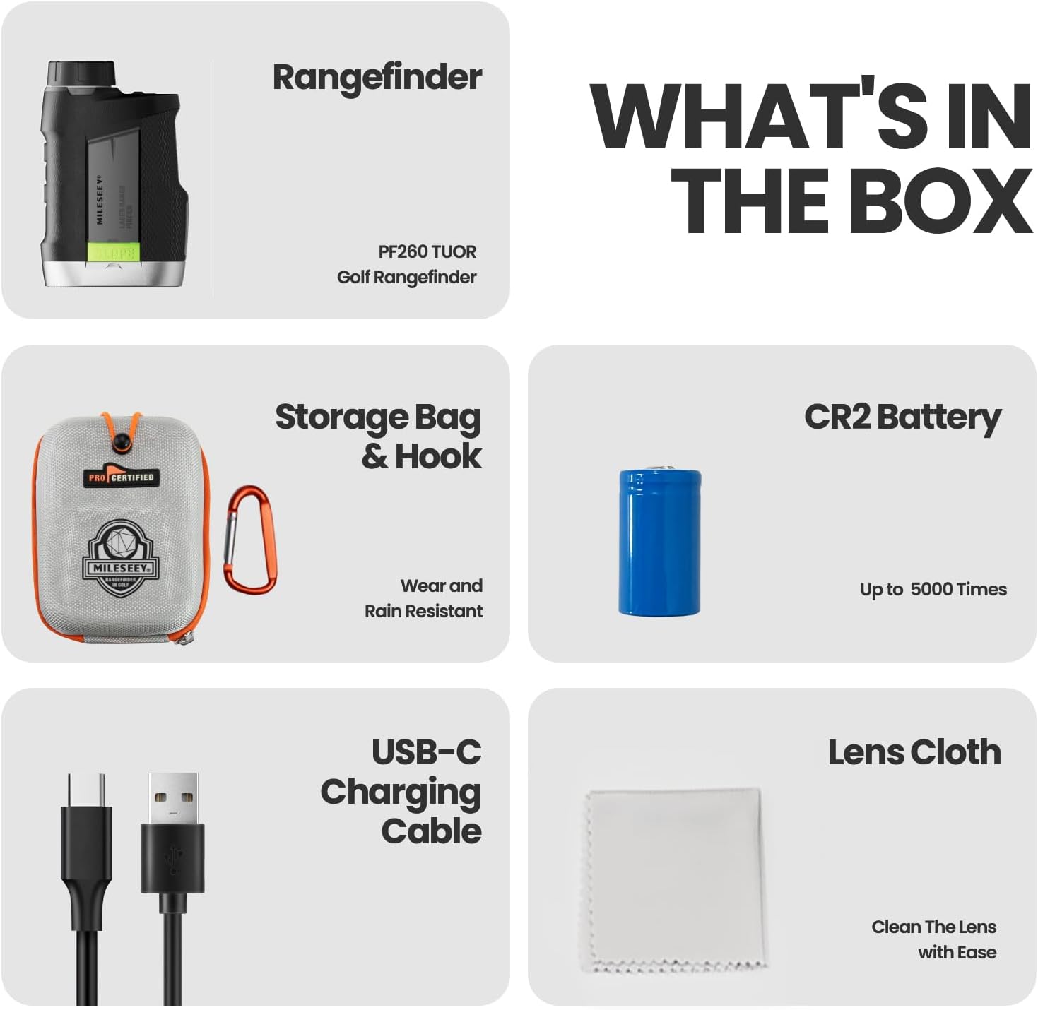 Mileseey Golf PF260 Tour Rangefinder