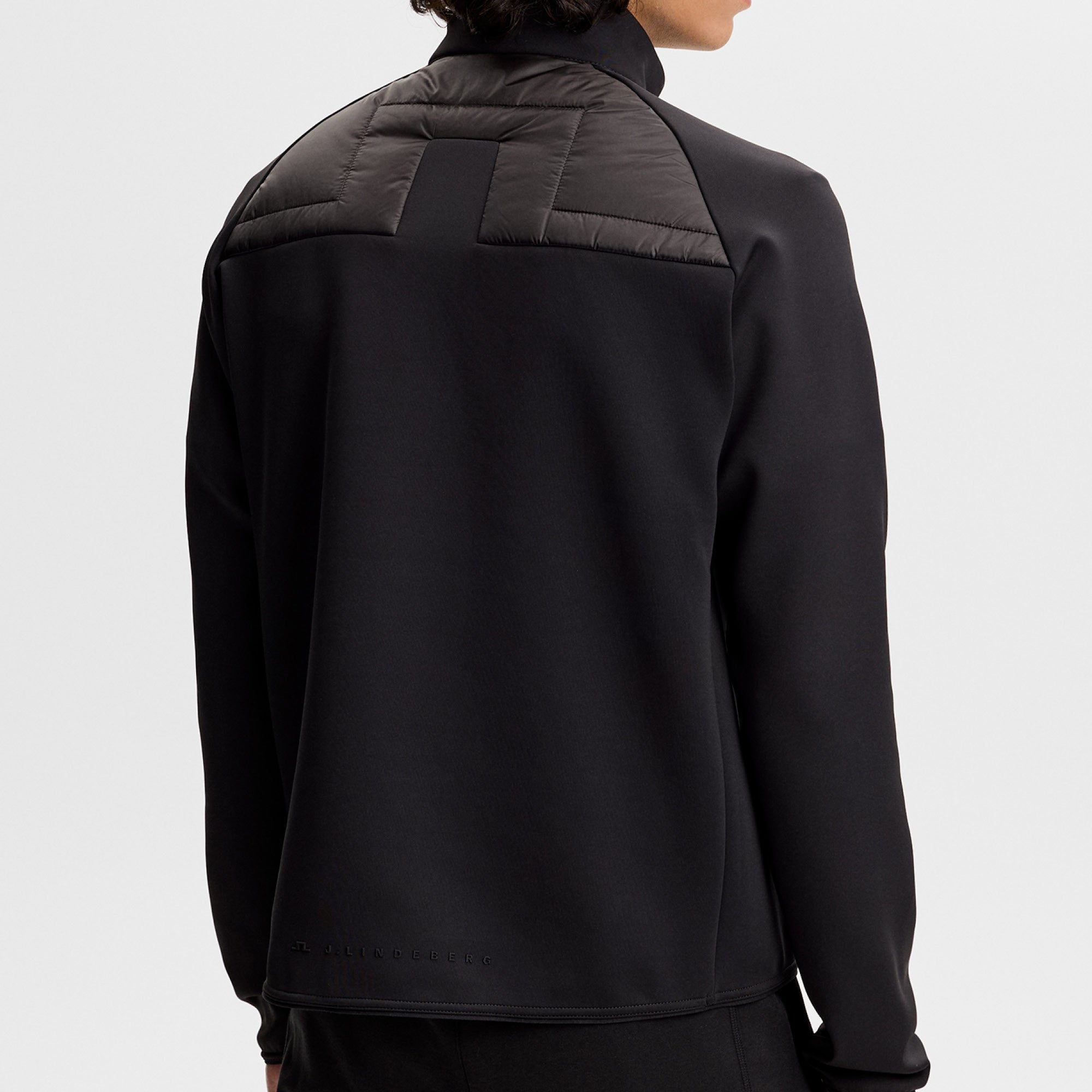 J Lindeberg Heyden Quilt Hybrid Jacket - Black