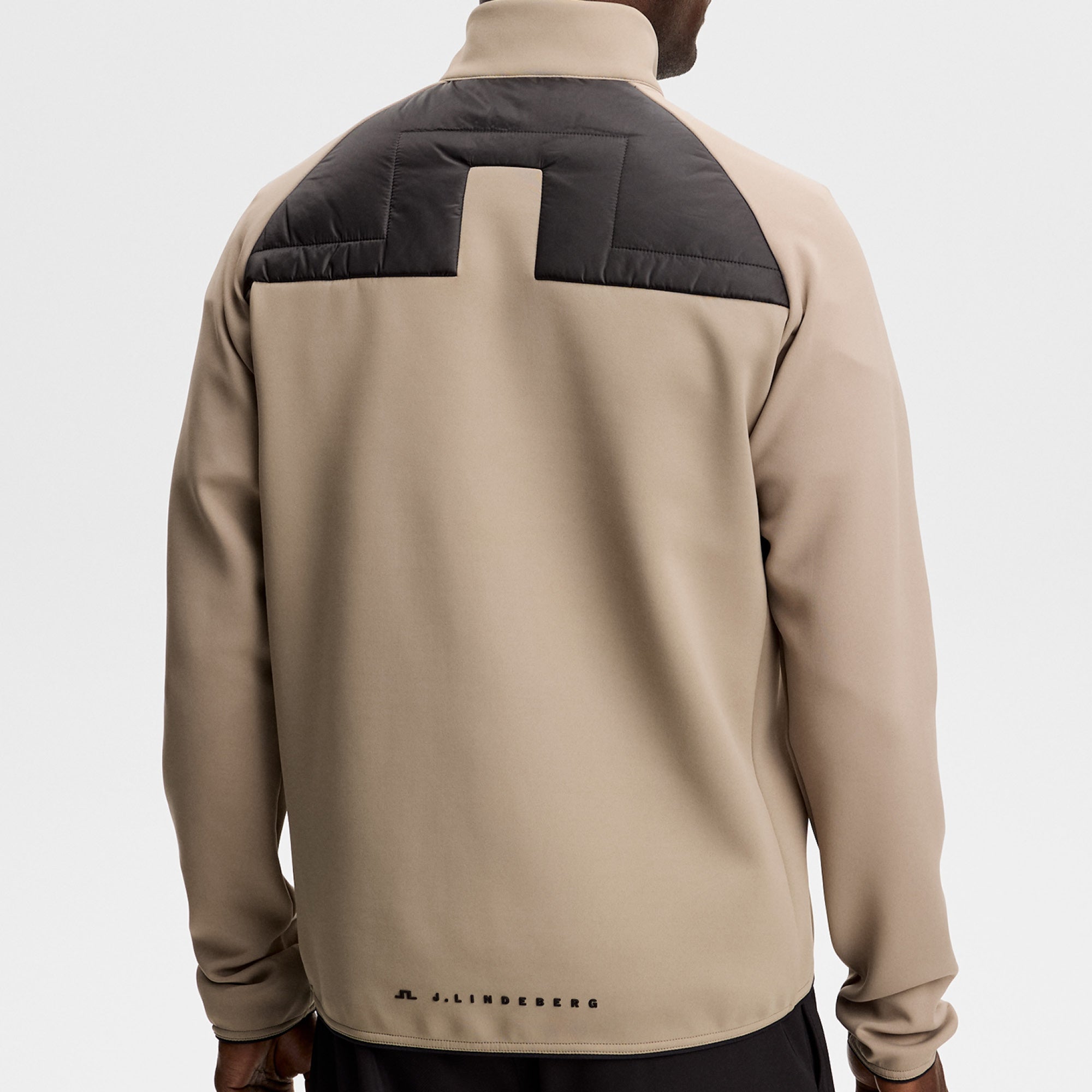 J Lindeberg Heyden Quilt Hybrid Jacket - Brindle