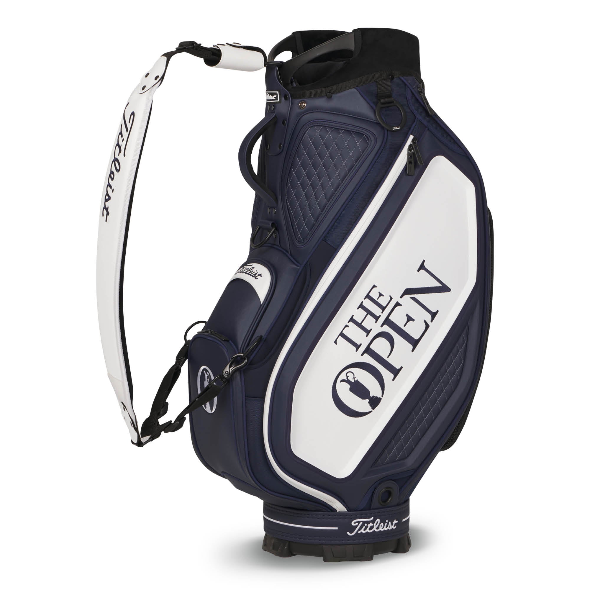 Titleist Limited Edition The British Open Tour Staff Bag - Navy, White & Navy
