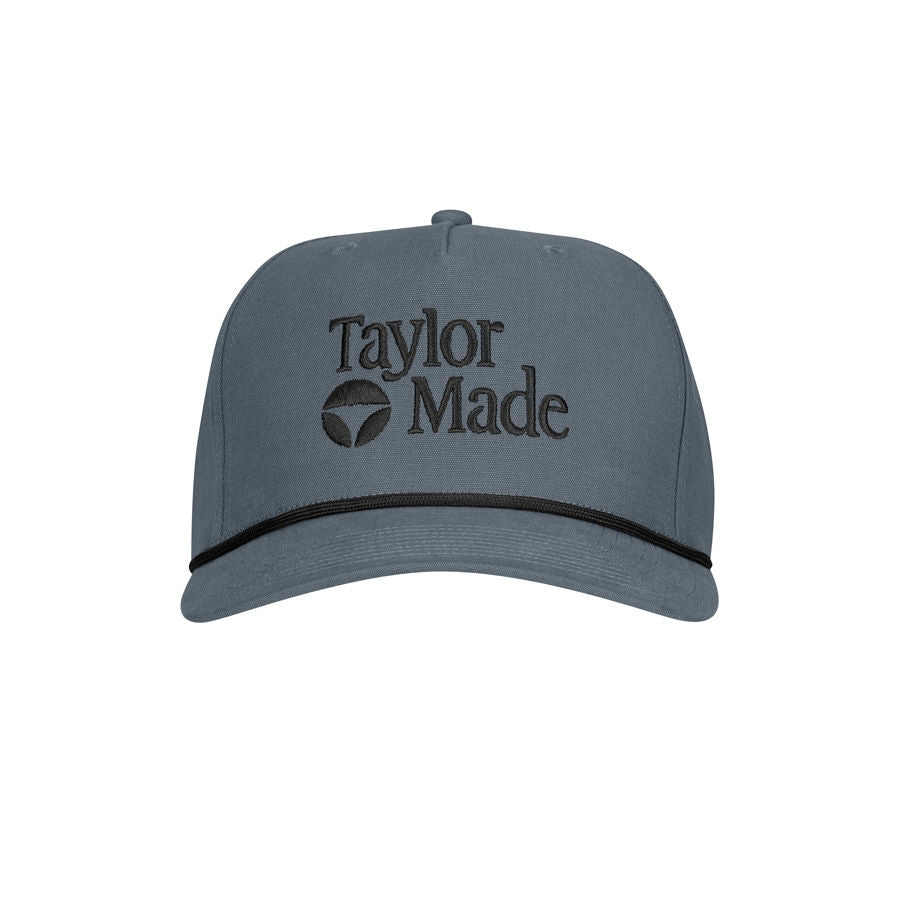 TaylorMade A-Frame Stock Rope Snapback Golf Cap - Grey