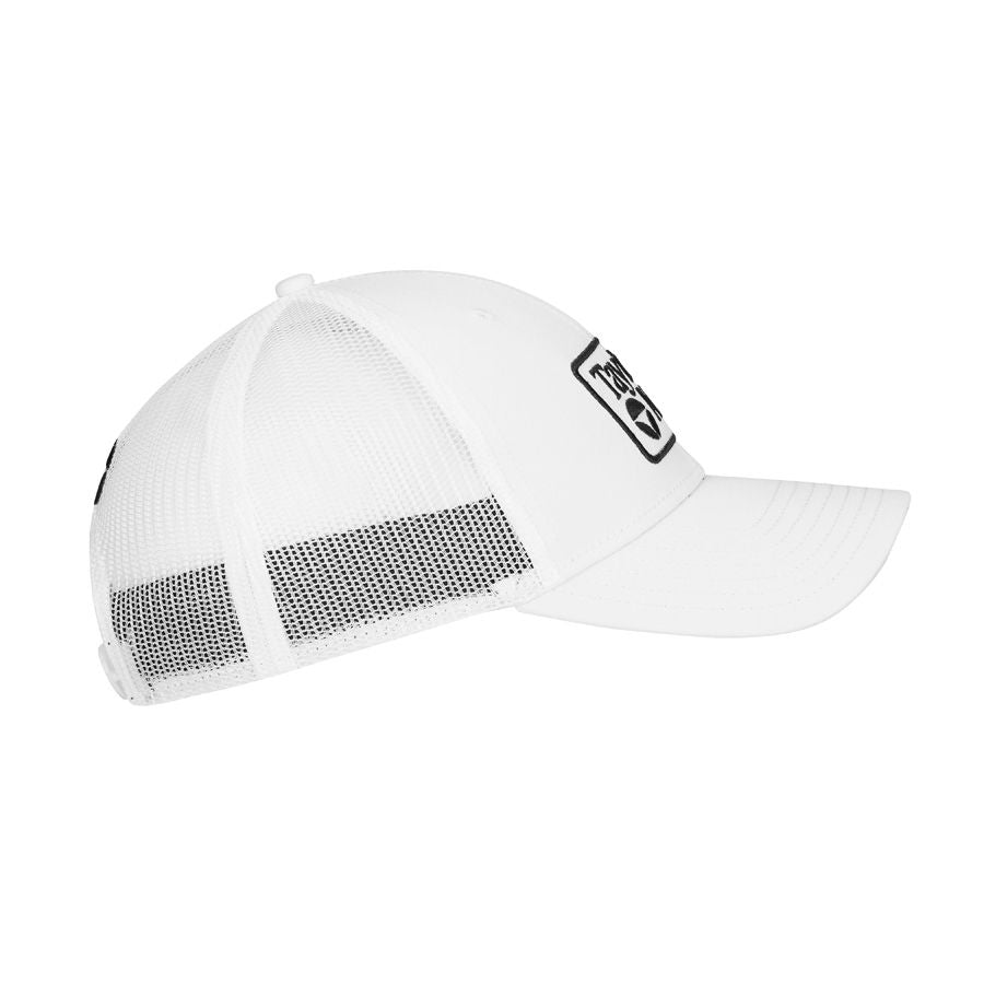 TaylorMade Radar Legacy Trucker Hat - White & Black