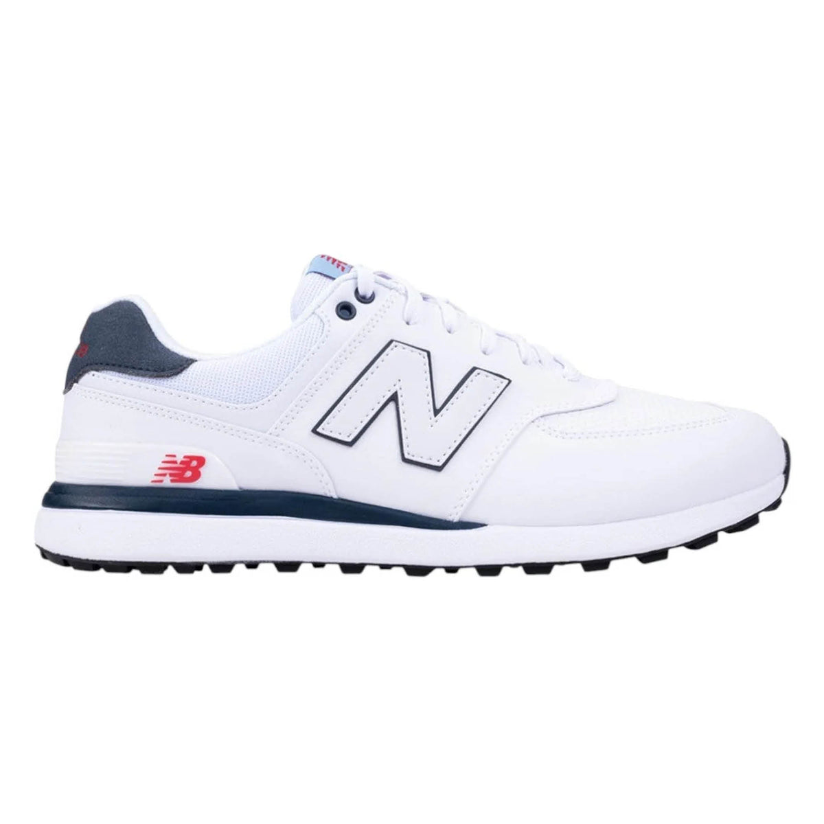 New Balance 574 Greens Spikeless Golf Shoes - White & Blue