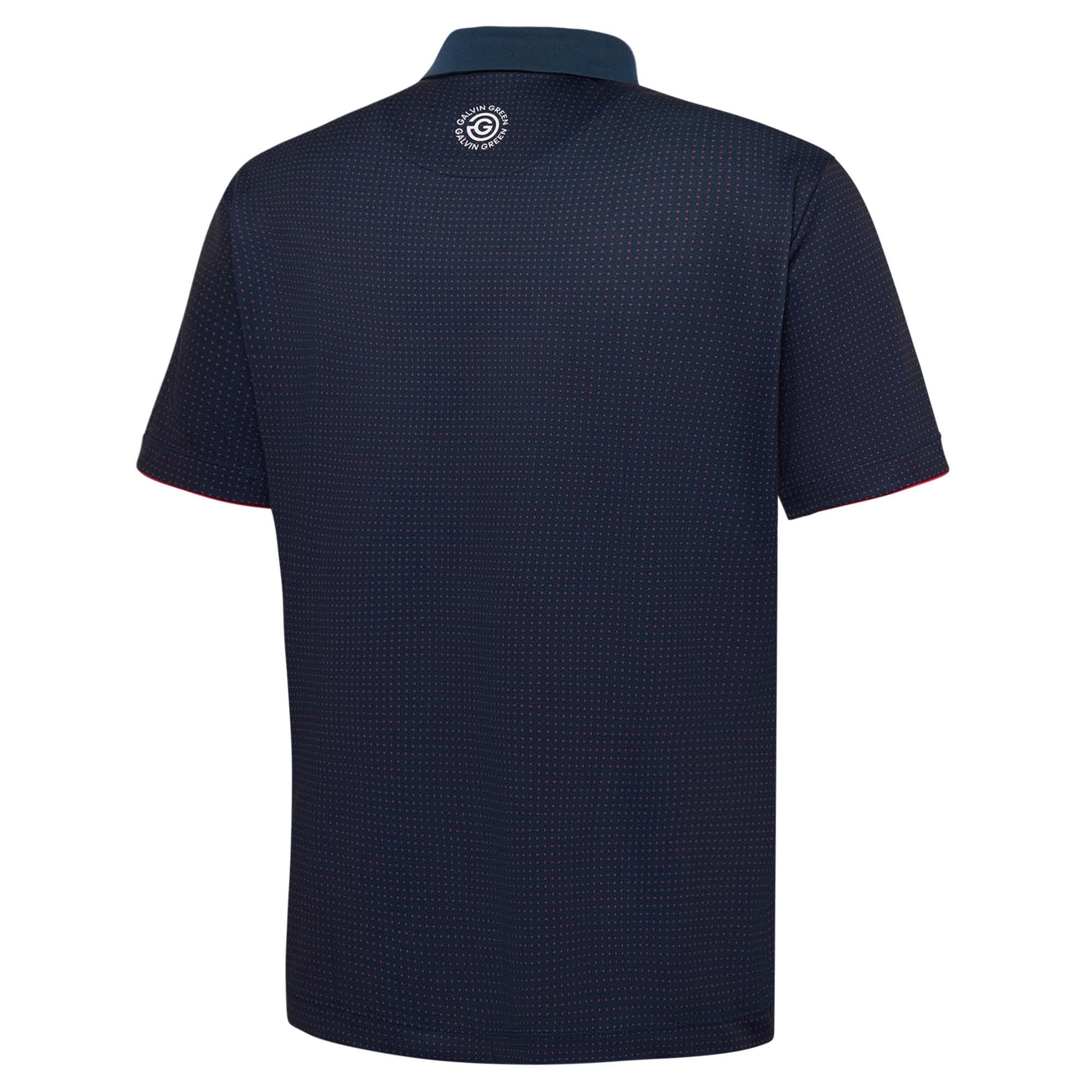 Galvin Green Medley Golf Polo Shirt - Navy/Red