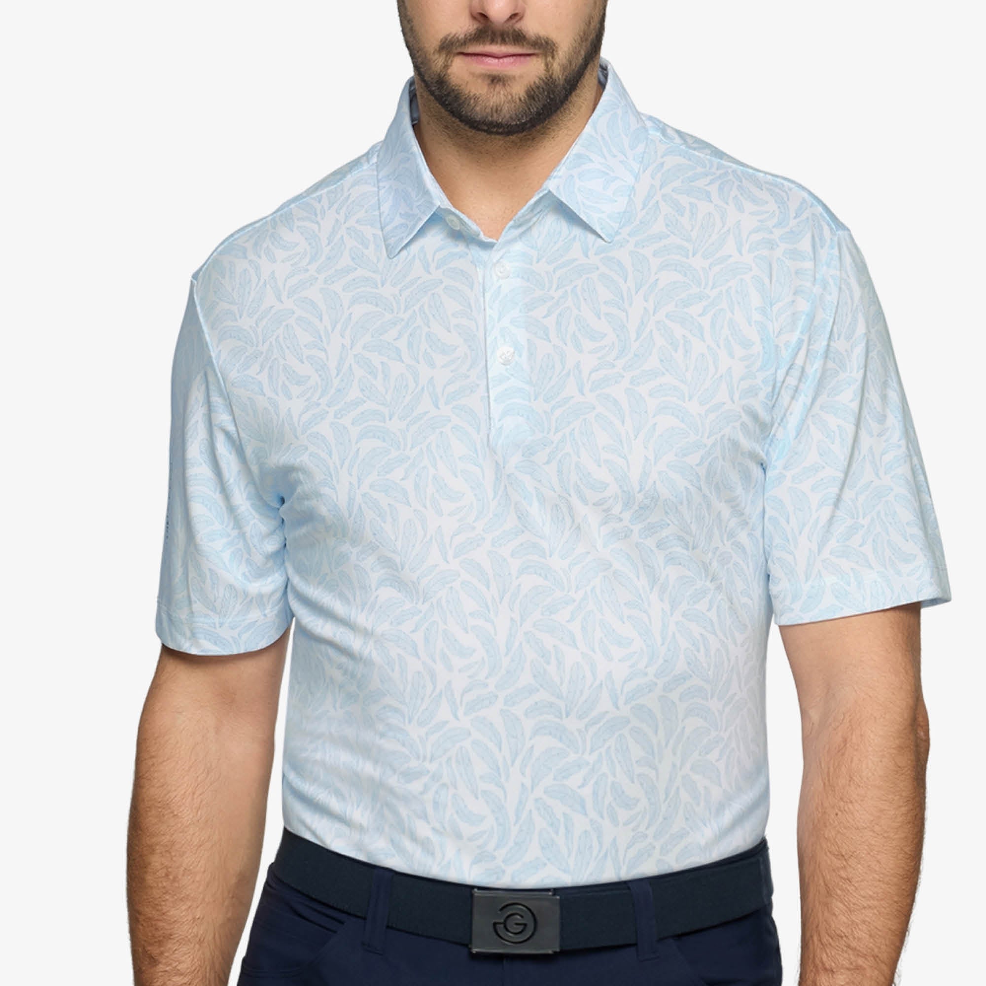 Galvin Green Muir Golf Polo Shirt - Crystal Blue