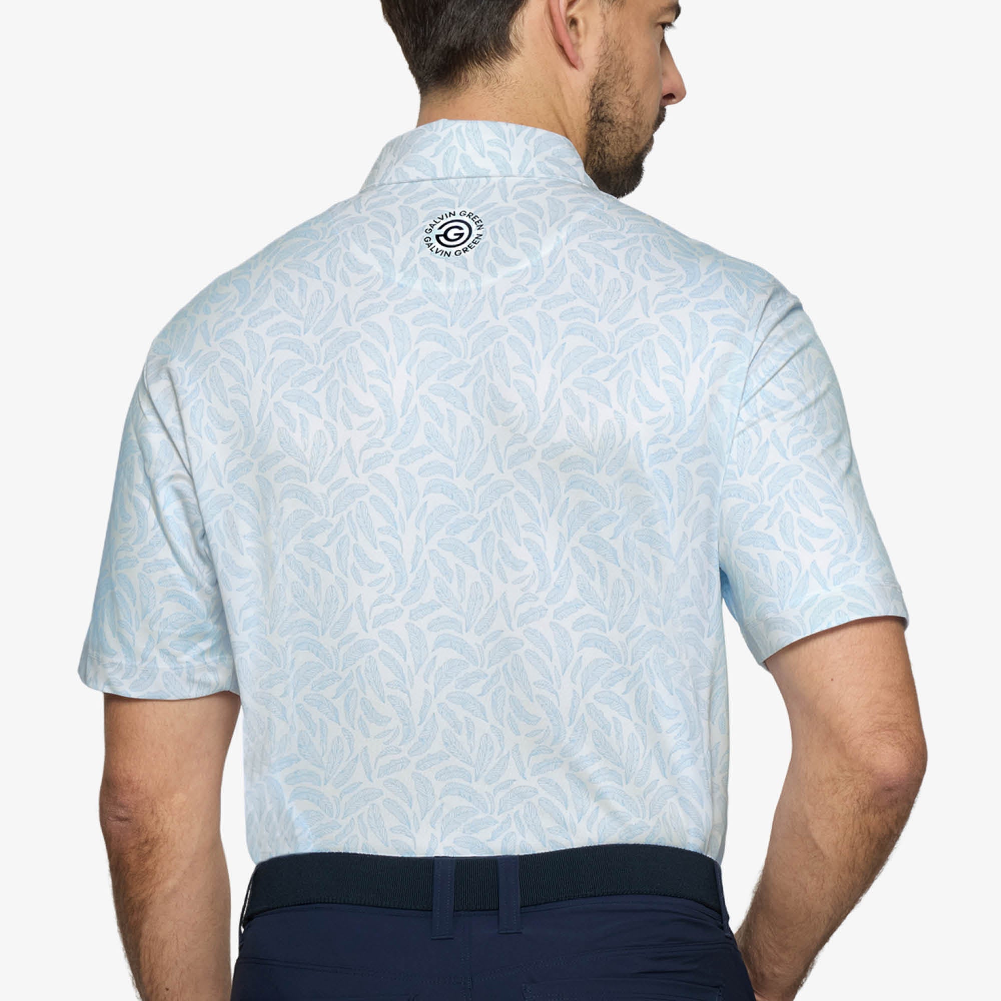 Galvin Green Muir Golf Polo Shirt - Crystal Blue
