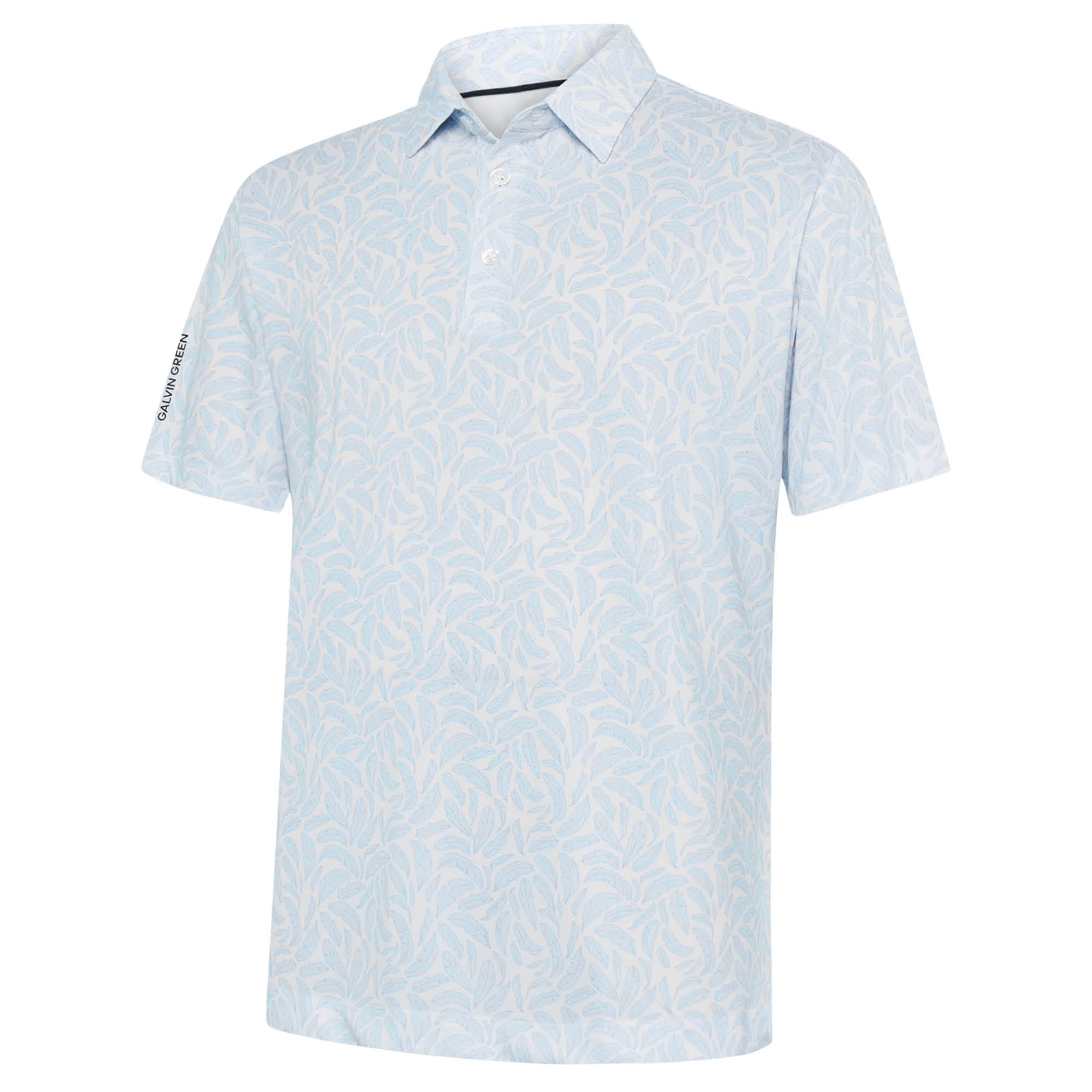 Galvin Green Muir Golf Polo Shirt - Crystal Blue