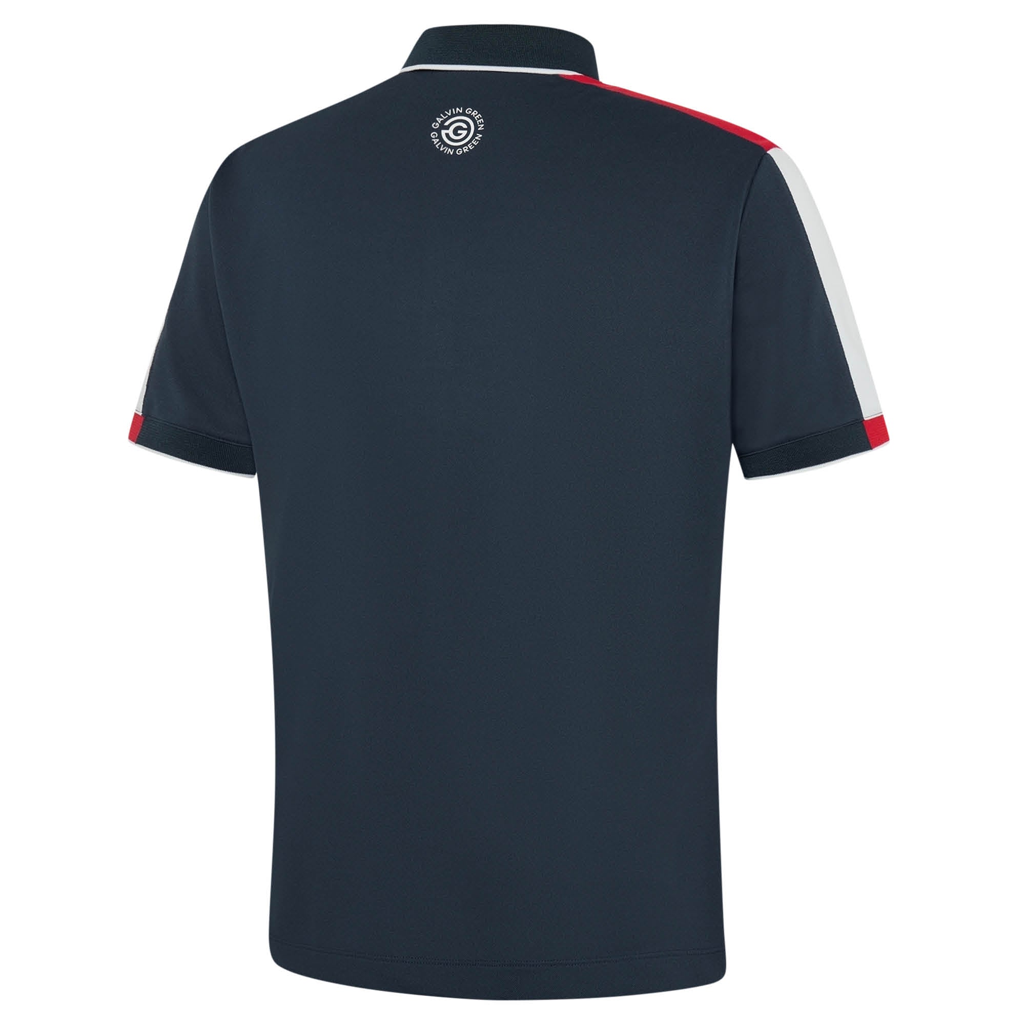 Galvin Green Mulligan Golf Polo Shirt - Navy/Red/White