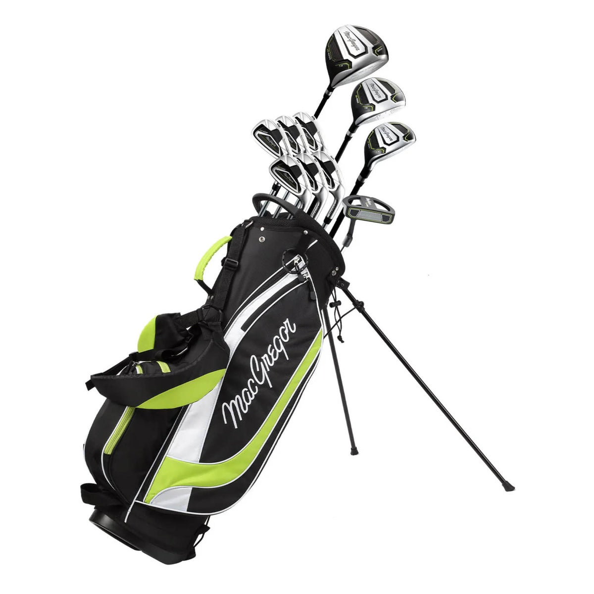 MacGregor CG4000 Men's Stand Bag Golf Package Set - Steel Shafts - Right Handed