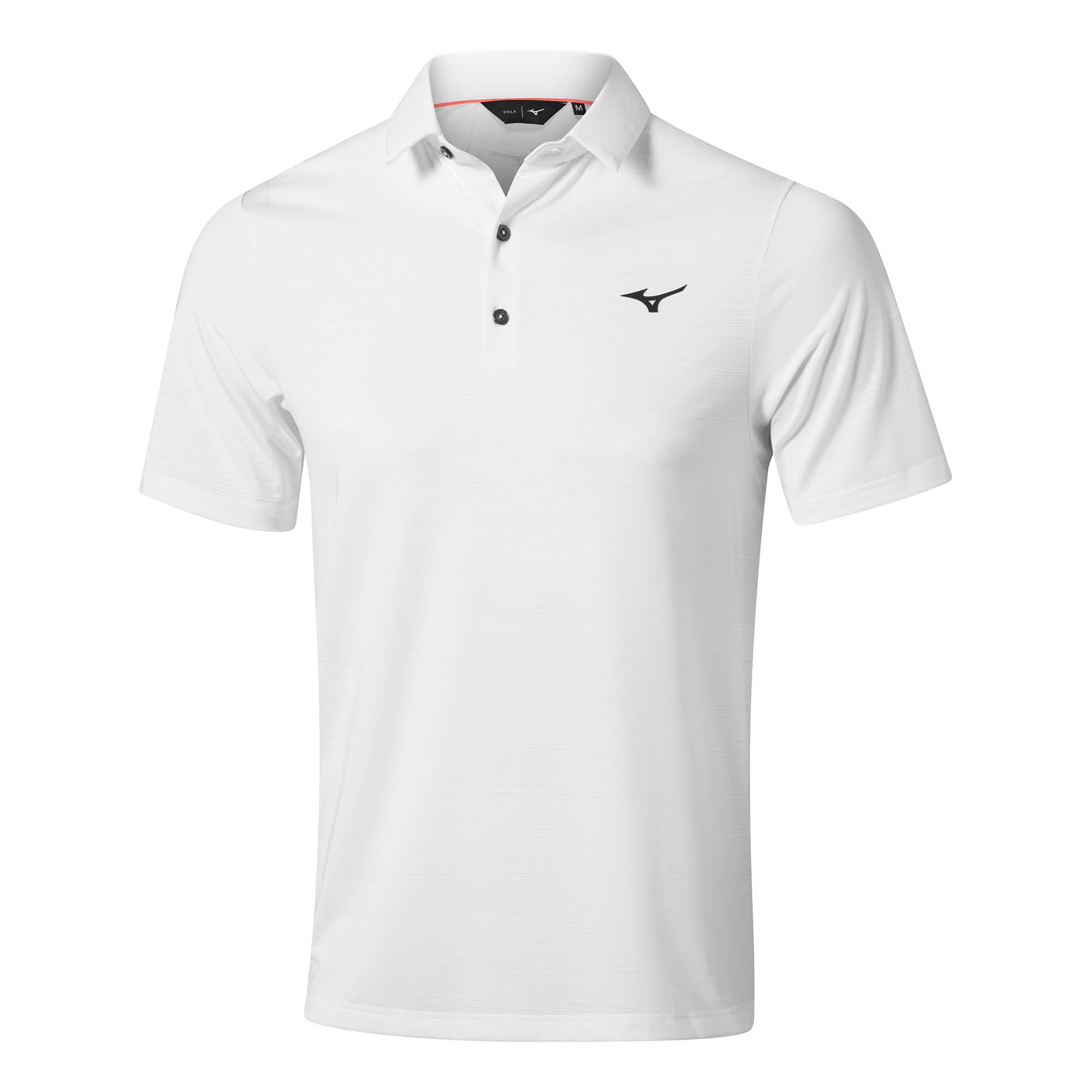Mizuno Meridan Short Sleeve Golf Polo Shirt - White