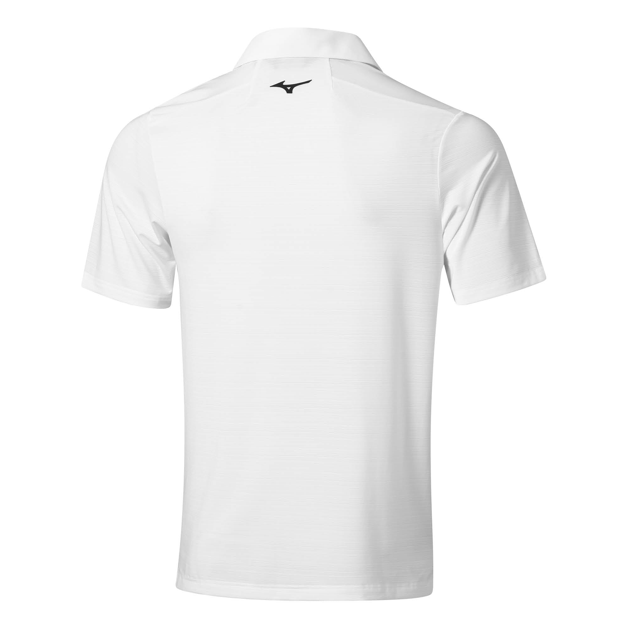 Mizuno Meridan Short Sleeve Golf Polo Shirt - White